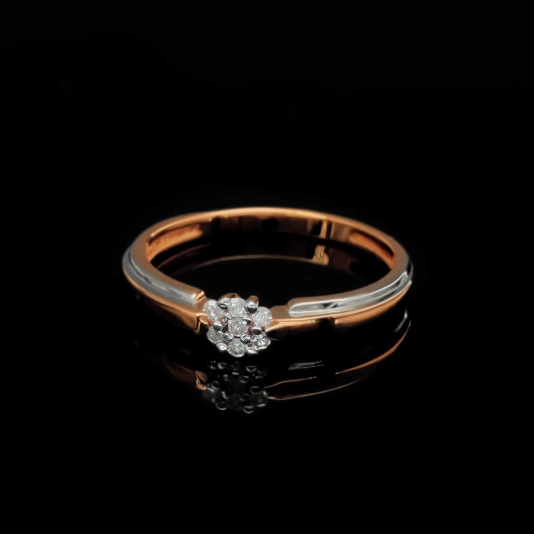 Золотое кольцо с бриллиантами