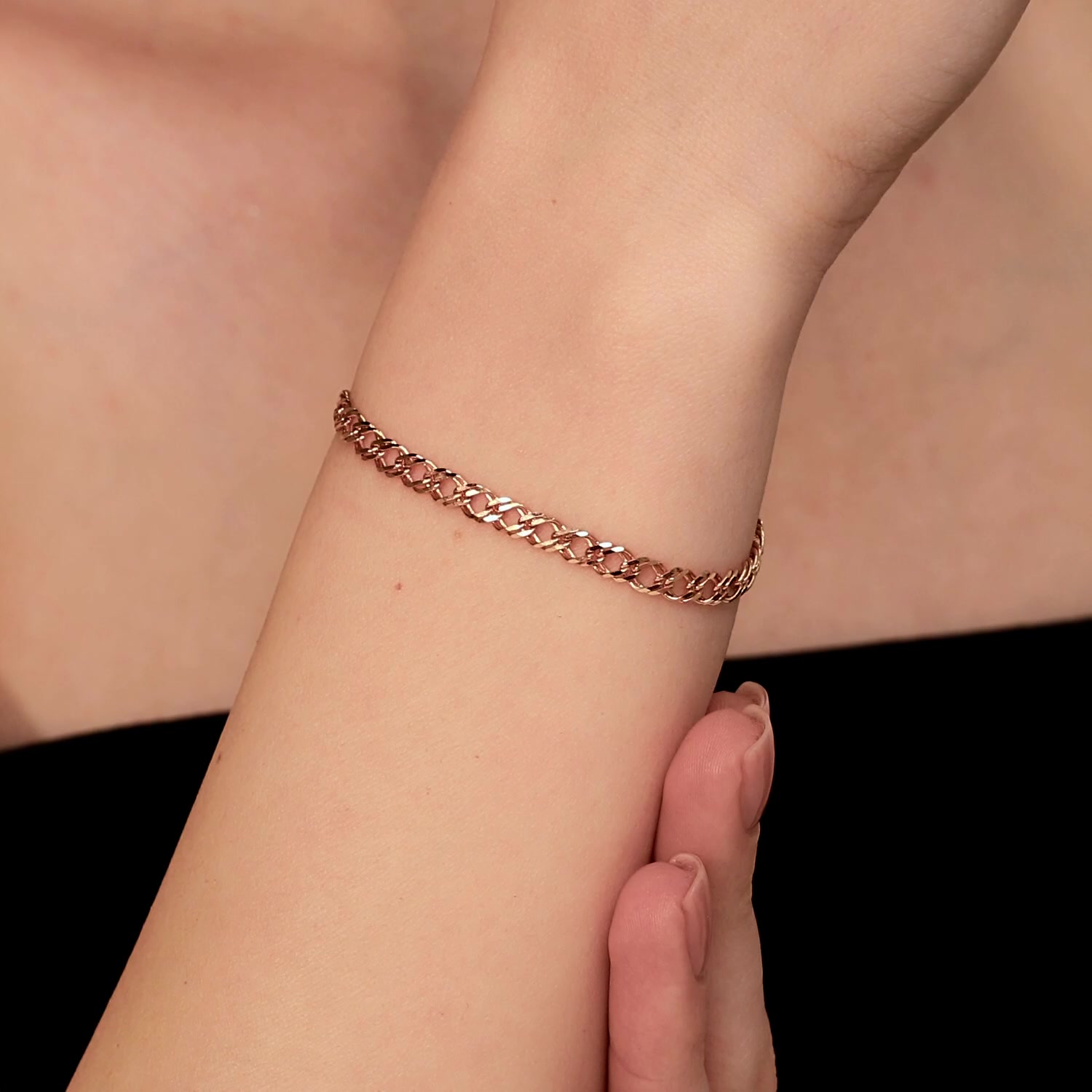 Золотой браслет полновесный