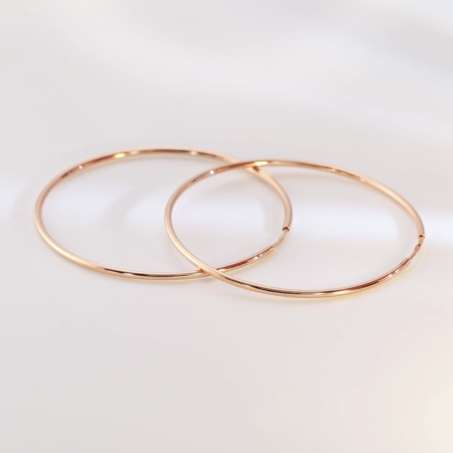 Золотые серьги-конго