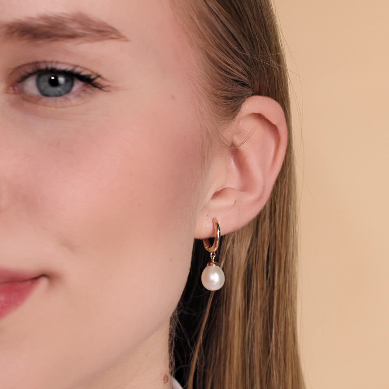 Золотые серьги с жемчугом