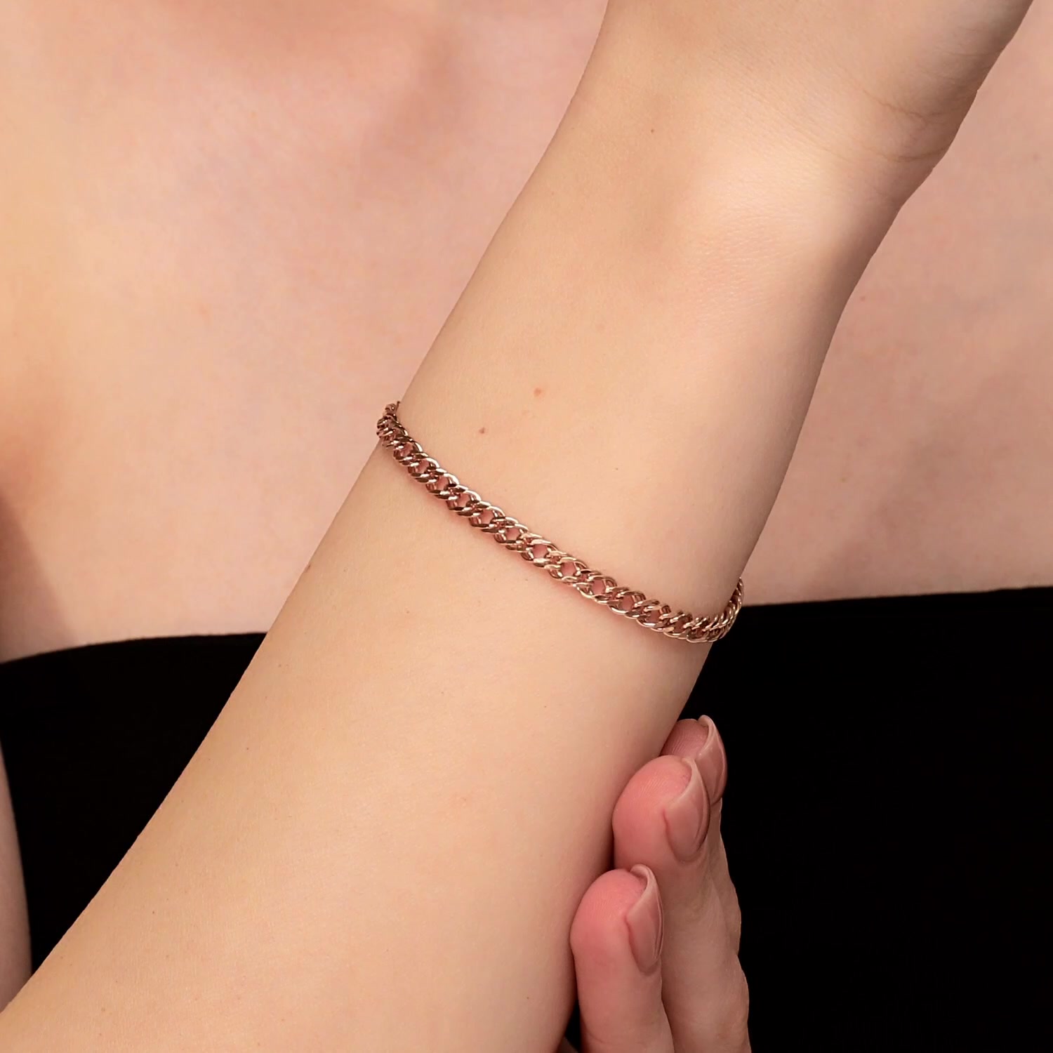 Золотой браслет полновесный