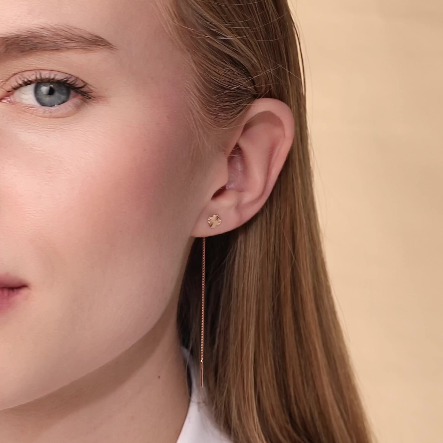 Золотые серьги