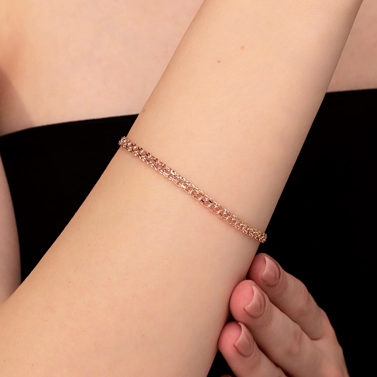 Золотой браслет полновесный