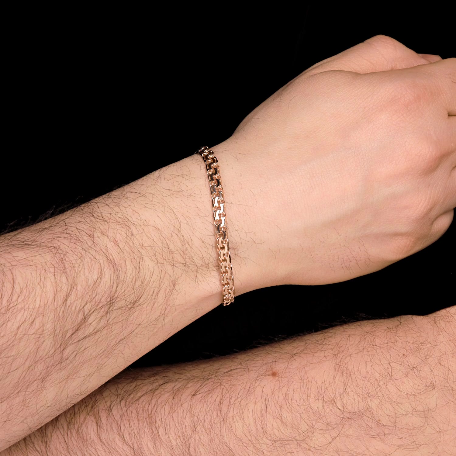 Золотой браслет полновесный