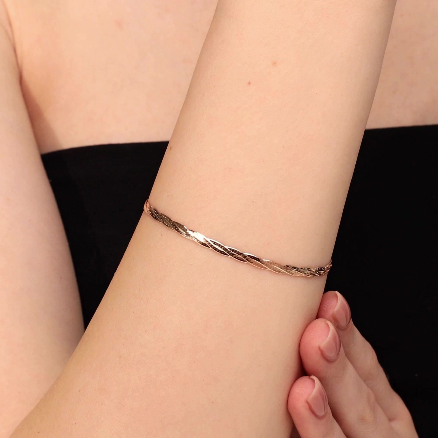 Золотой браслет полновесный