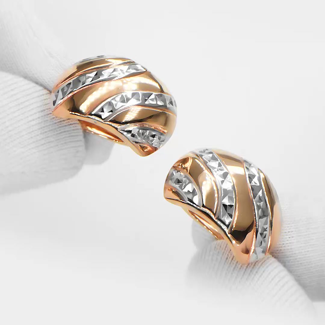 Золотые серьги