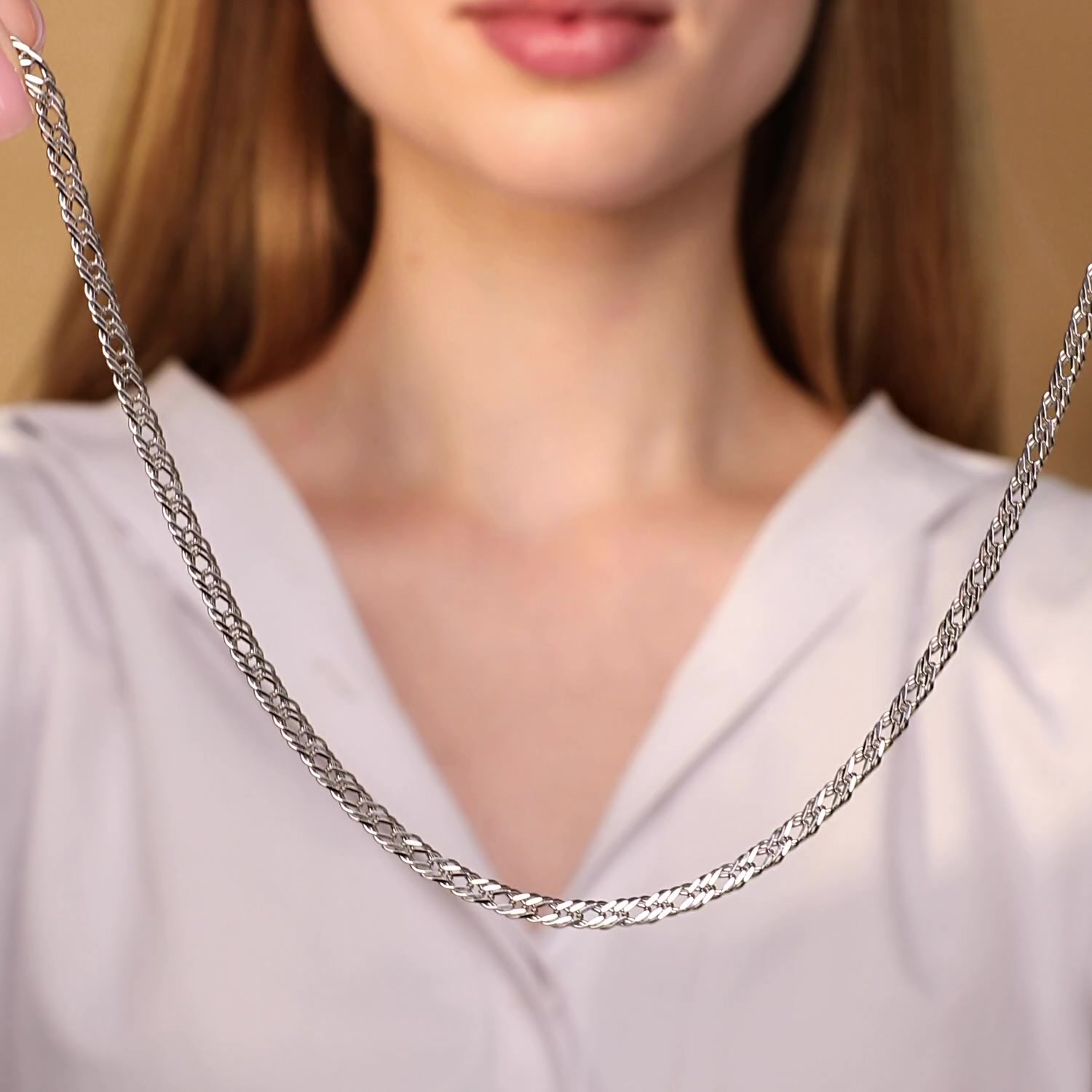 Серебряная цепь полновесная