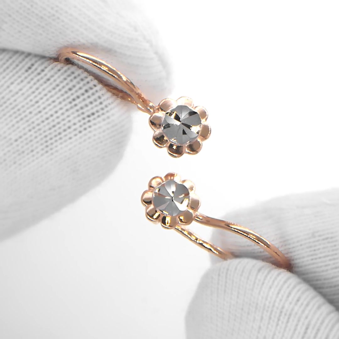 Золотые серьги