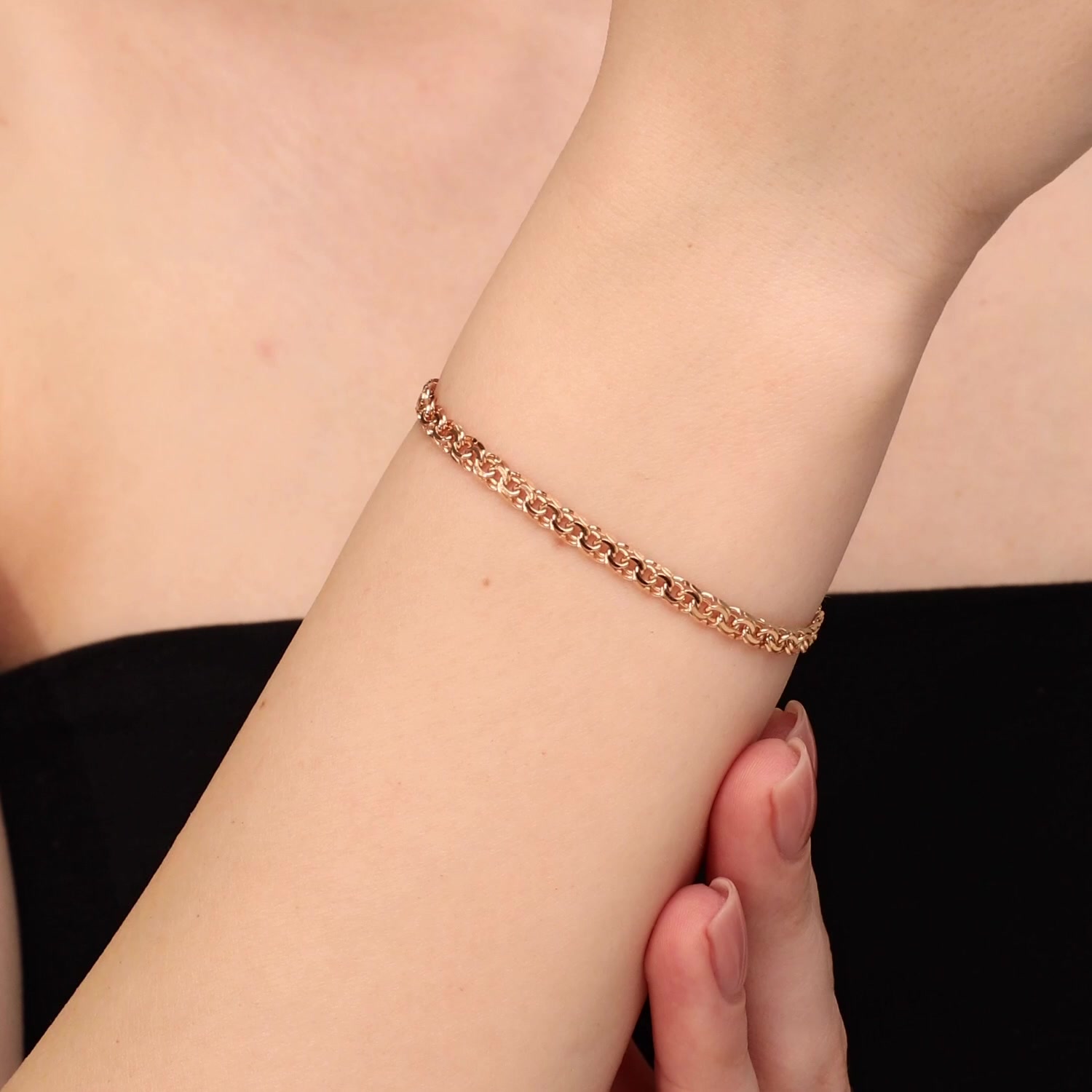 Золотой браслет полновесный