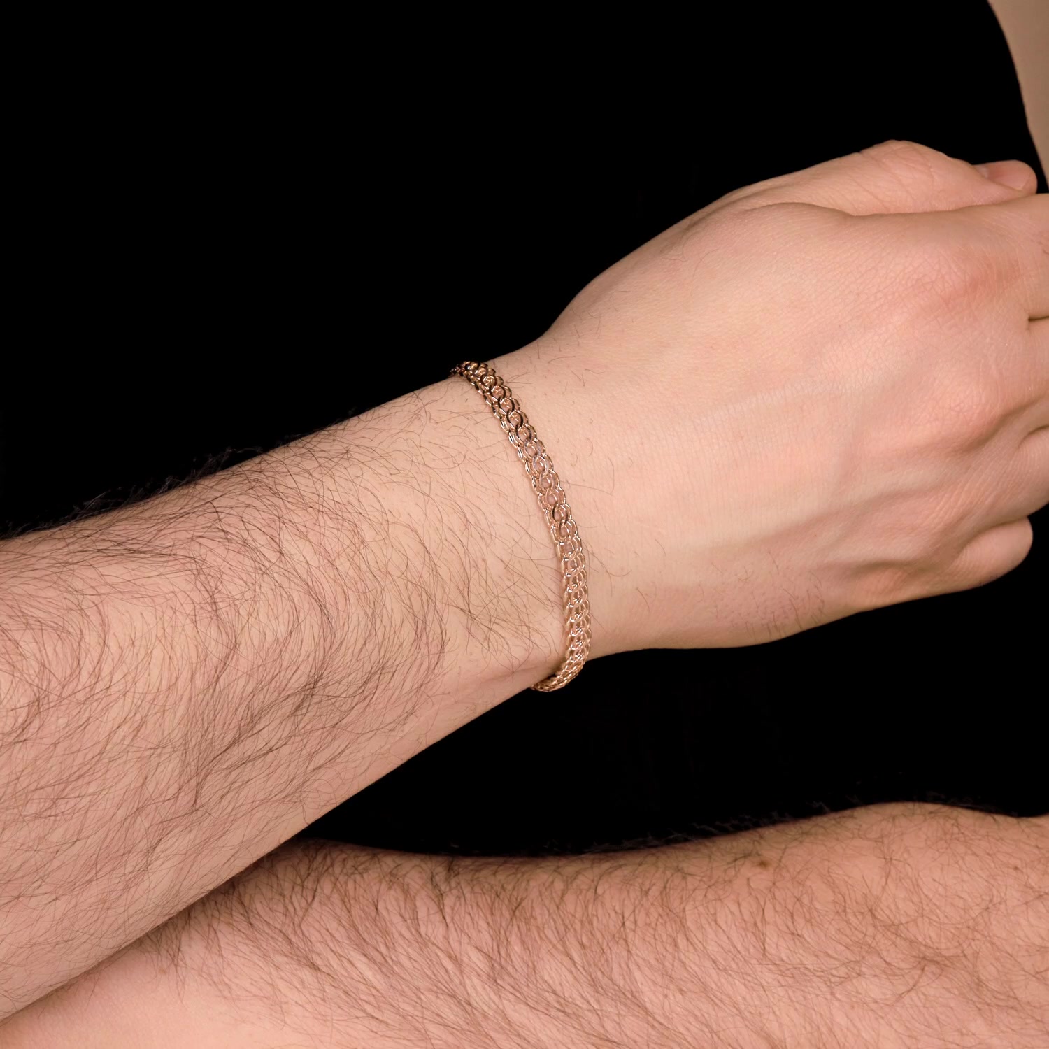 Золотой браслет полновесный