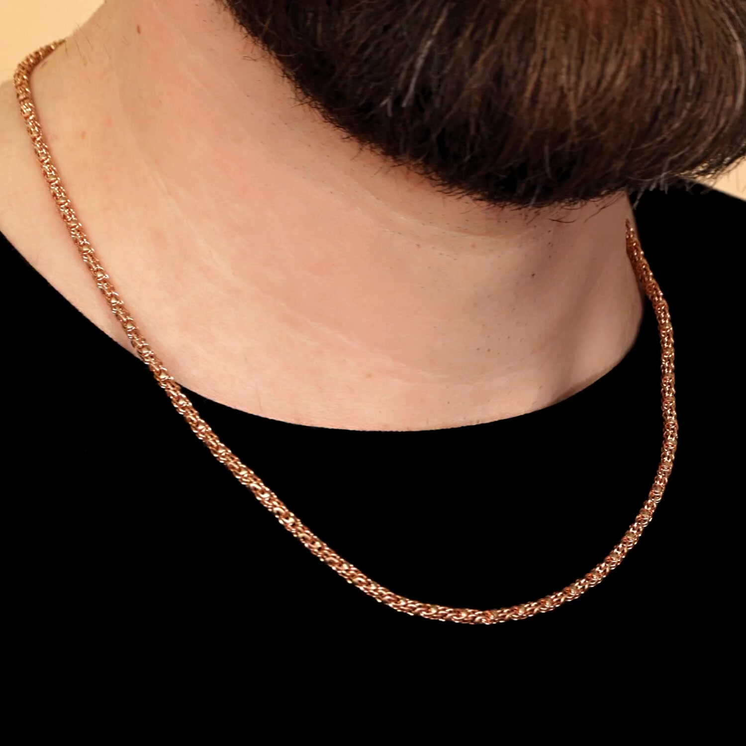 Золотая цепь ручной работы полновесная