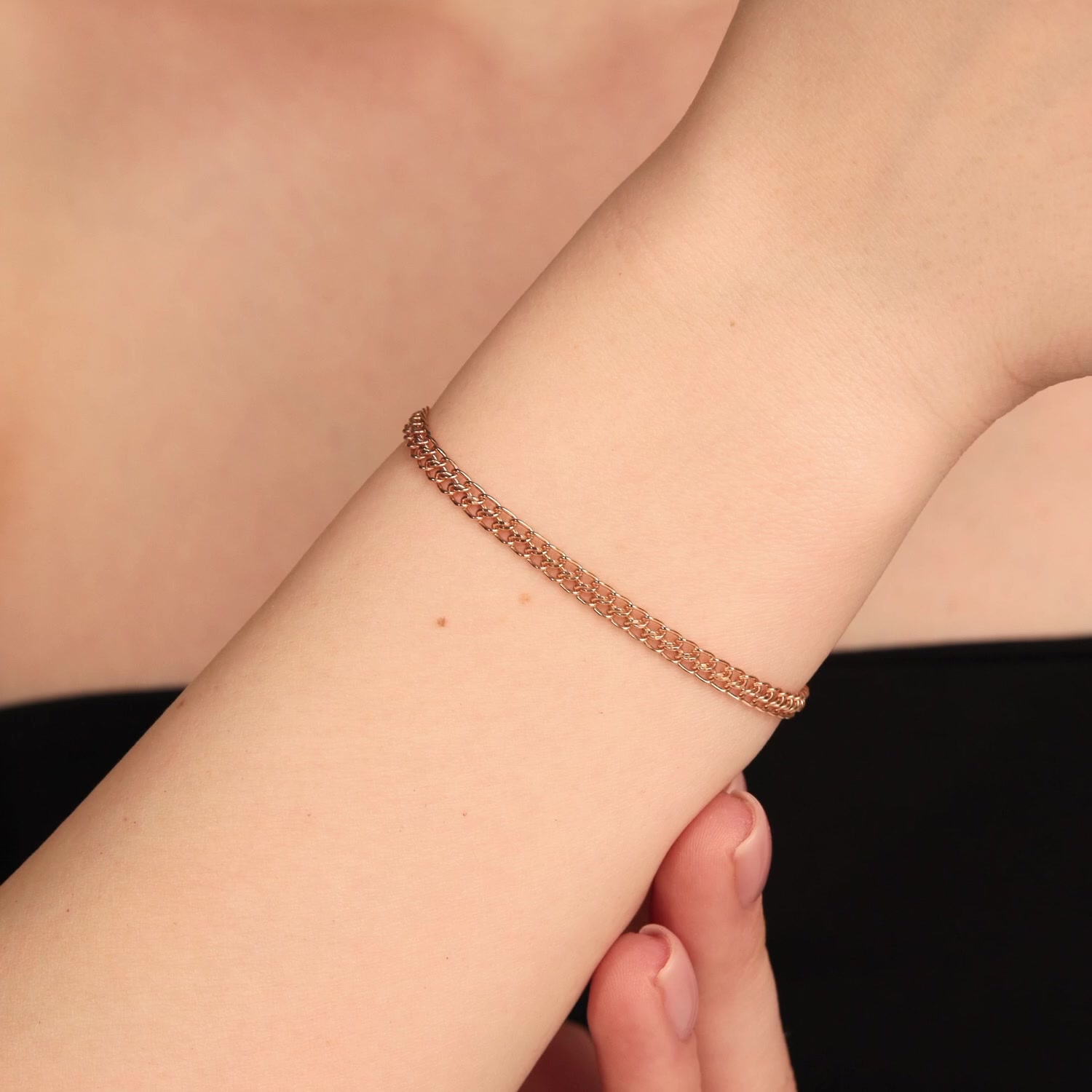 Золотой браслет полновесный