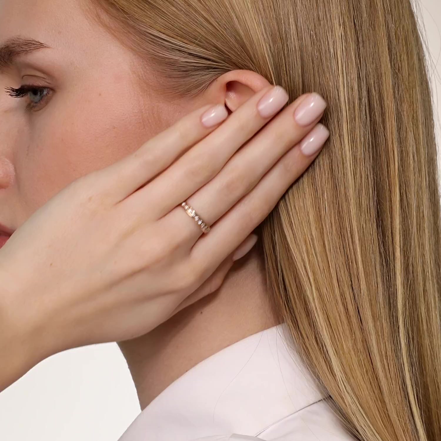 Золотое кольцо с бриллиантами