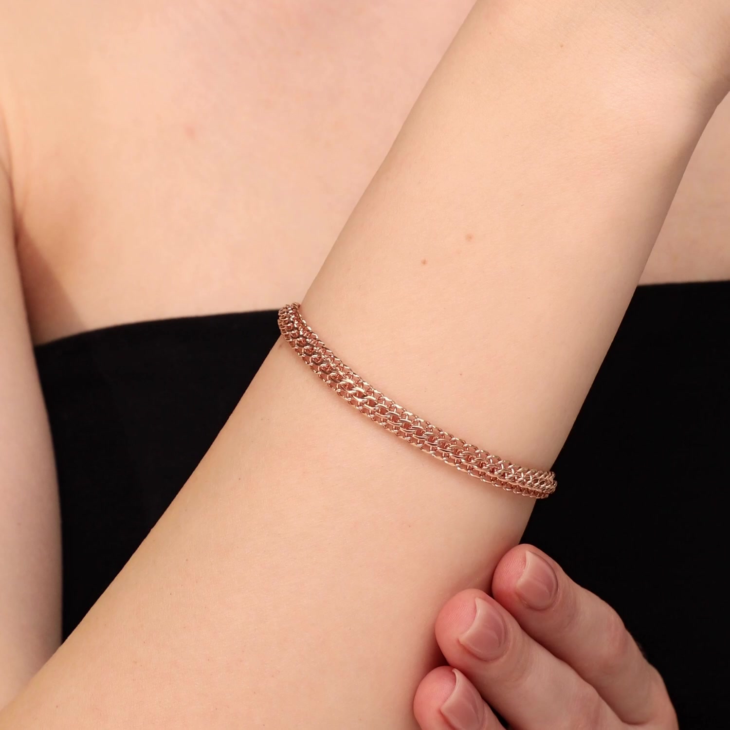 Золотой браслет полновесный