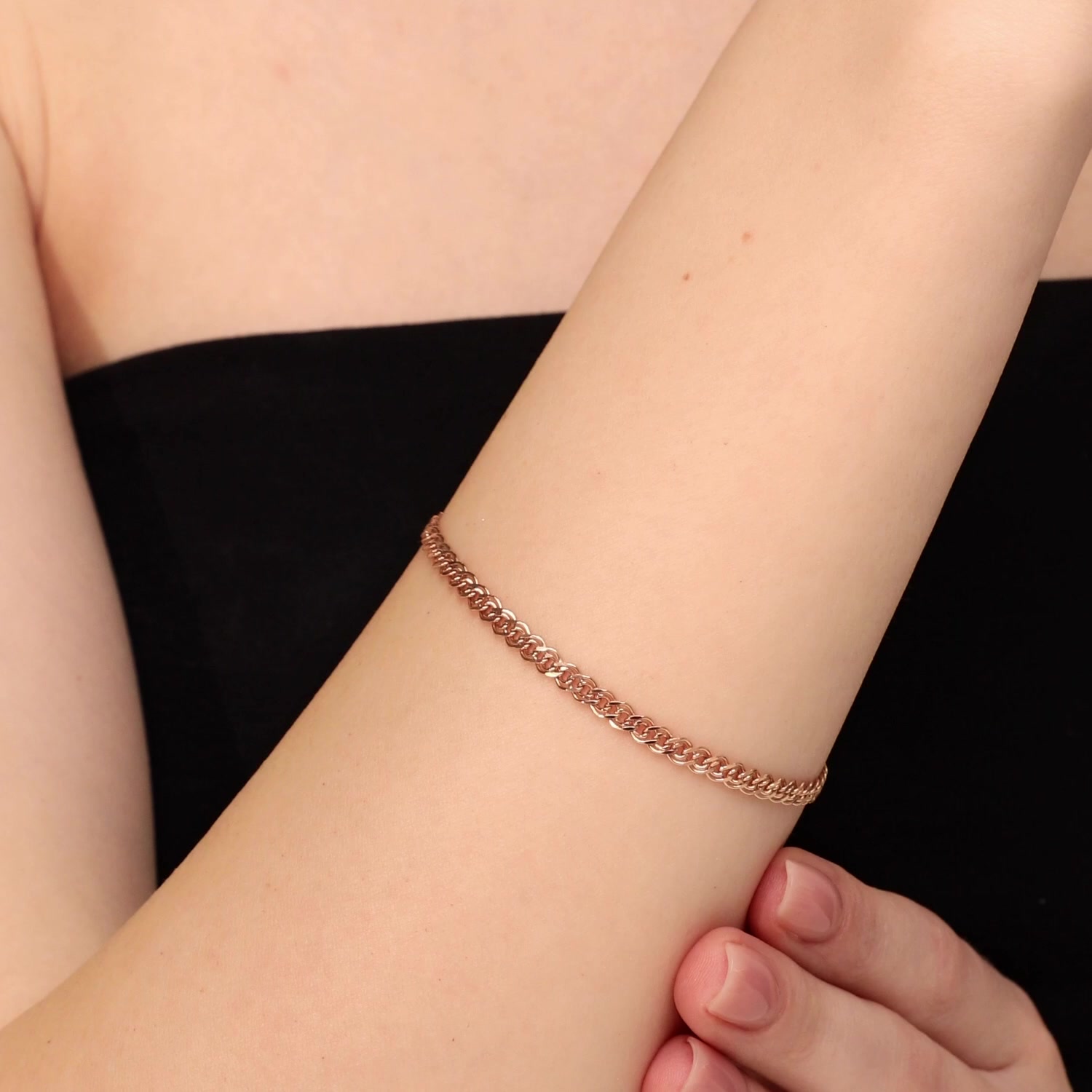 Золотой браслет полновесный