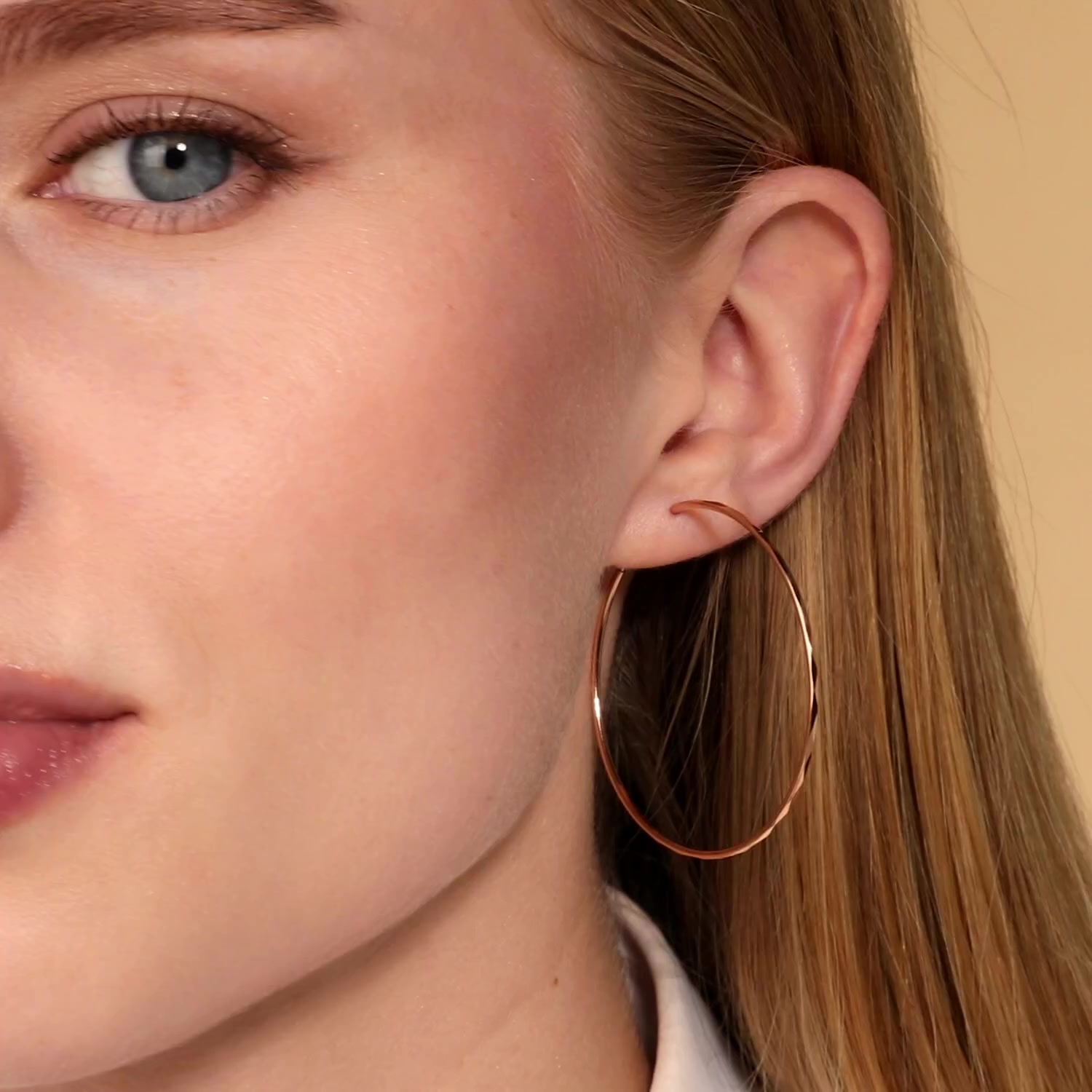 Золотые серьги-конго