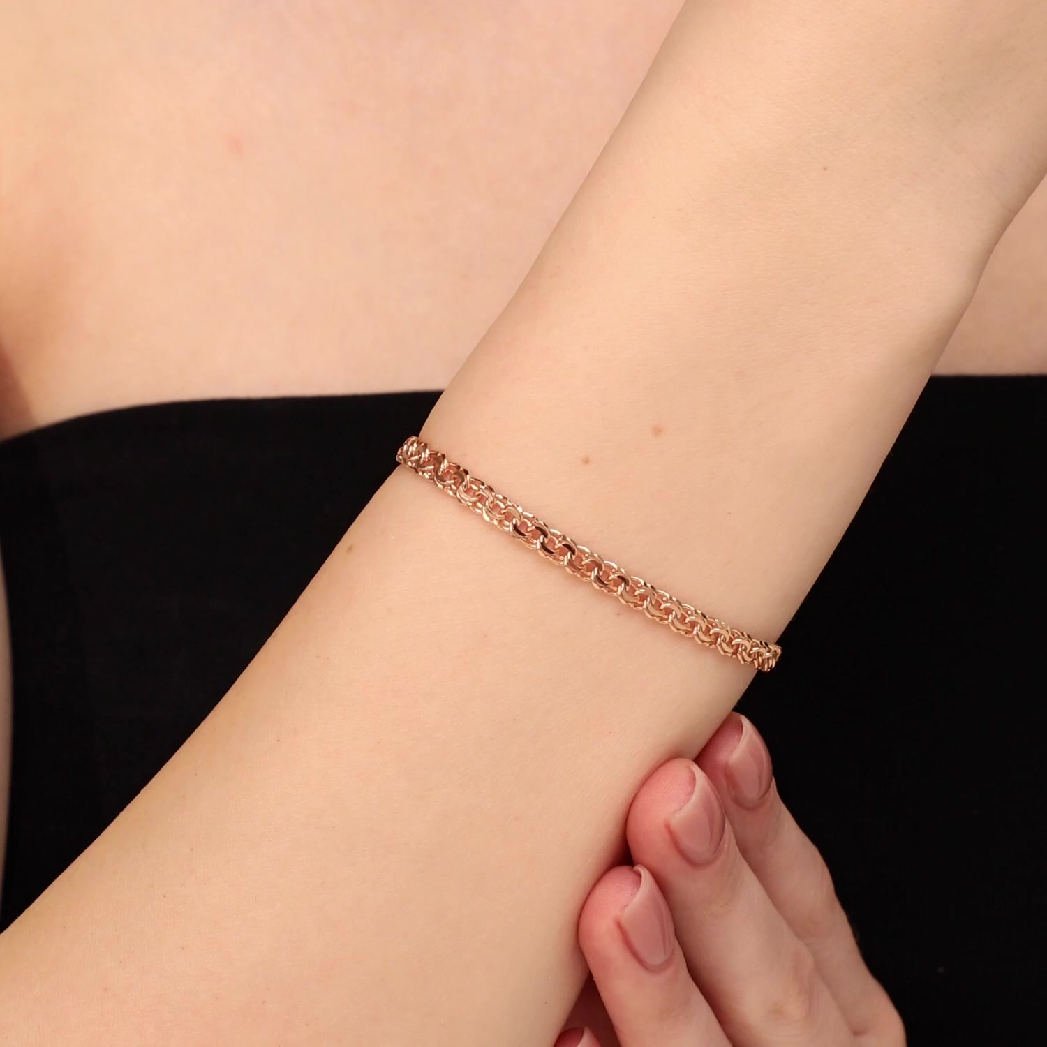 Золотой браслет полновесный