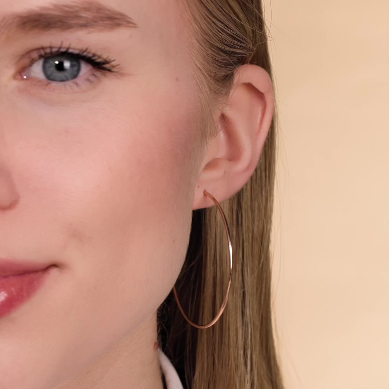 Золотые серьги-конго