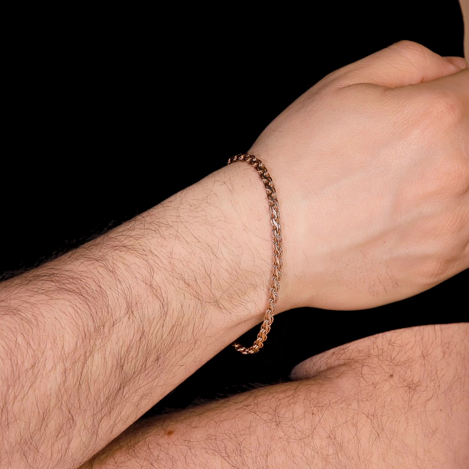 Золотой браслет полновесный