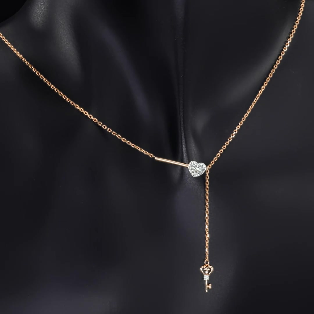 Золотое колье с бриллиантами