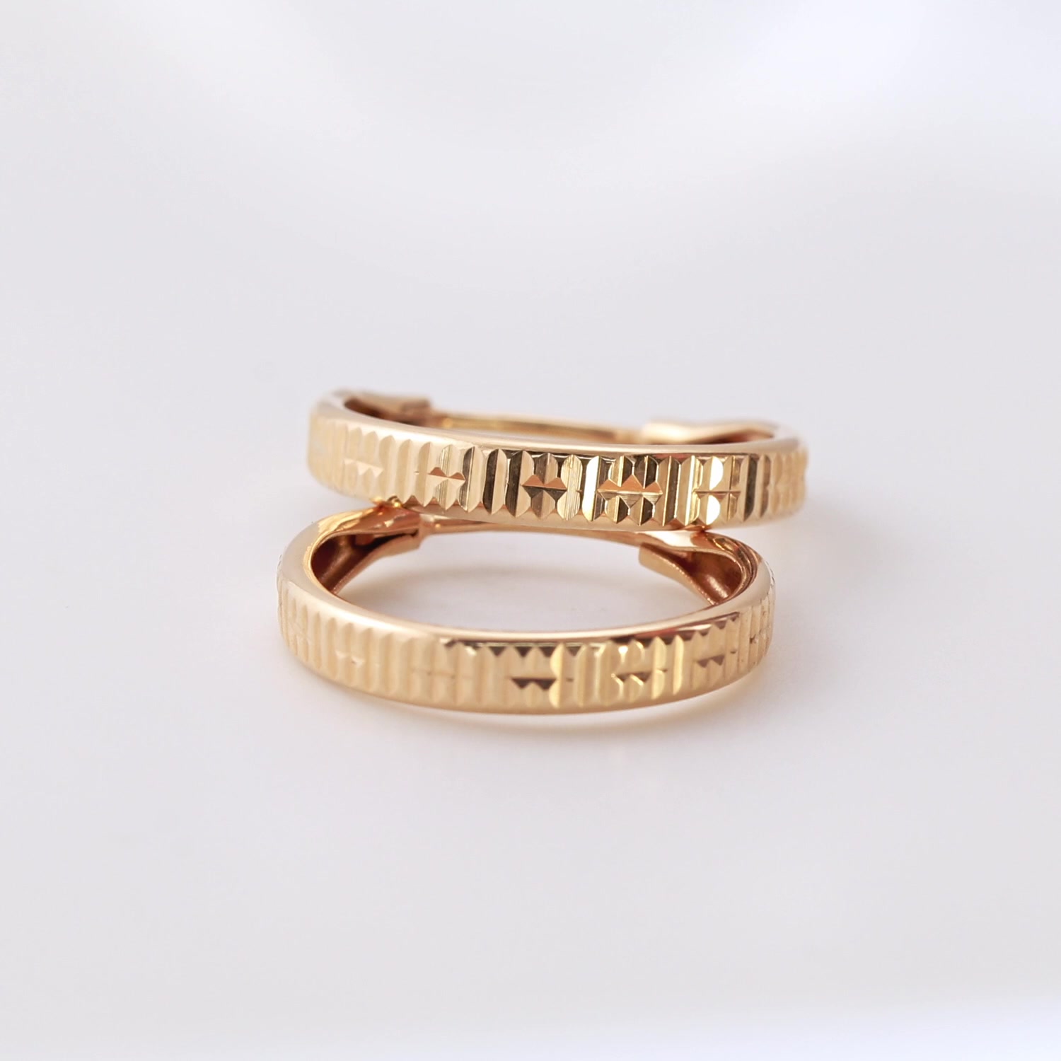 Золотые серьги-конго