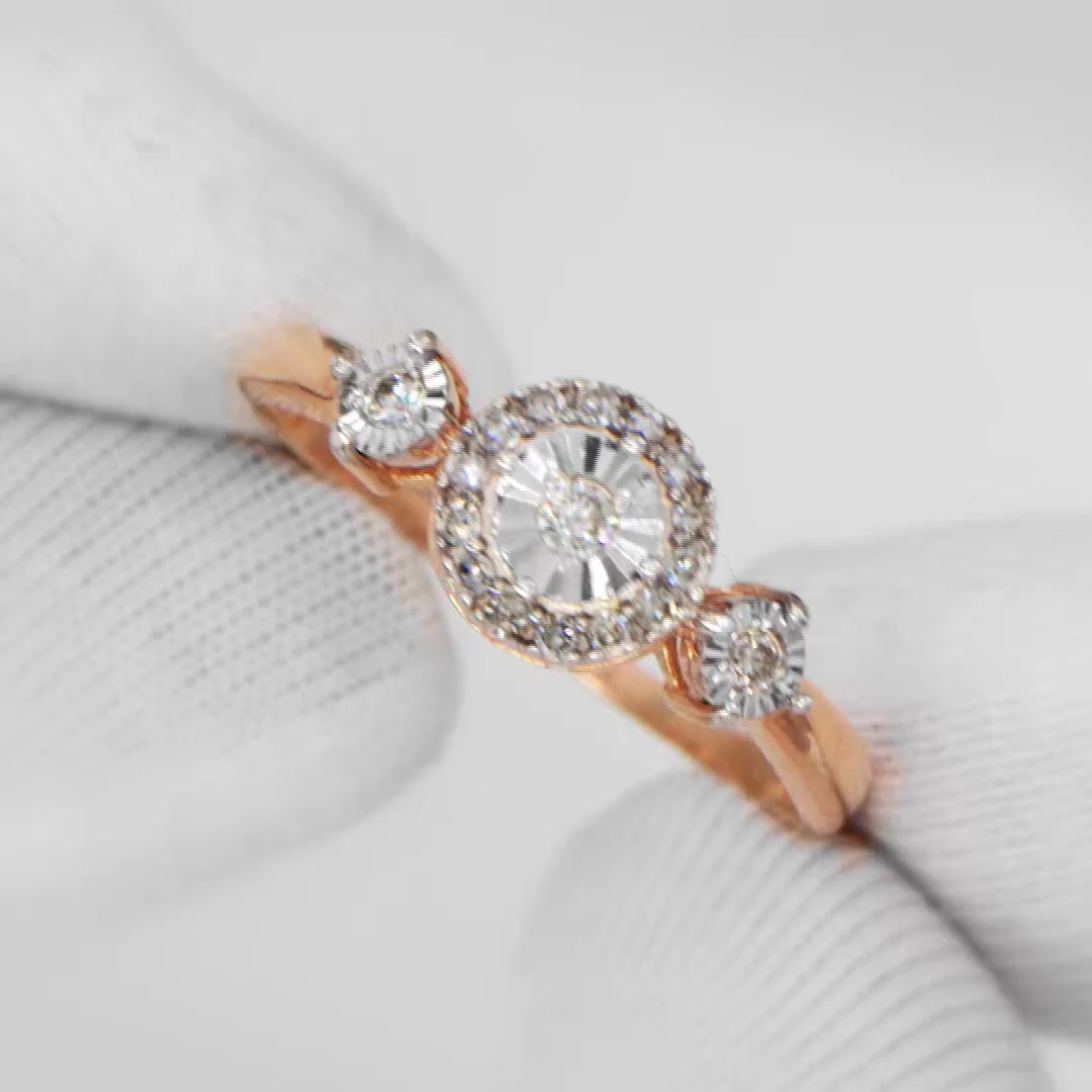 Золотое кольцо с бриллиантами