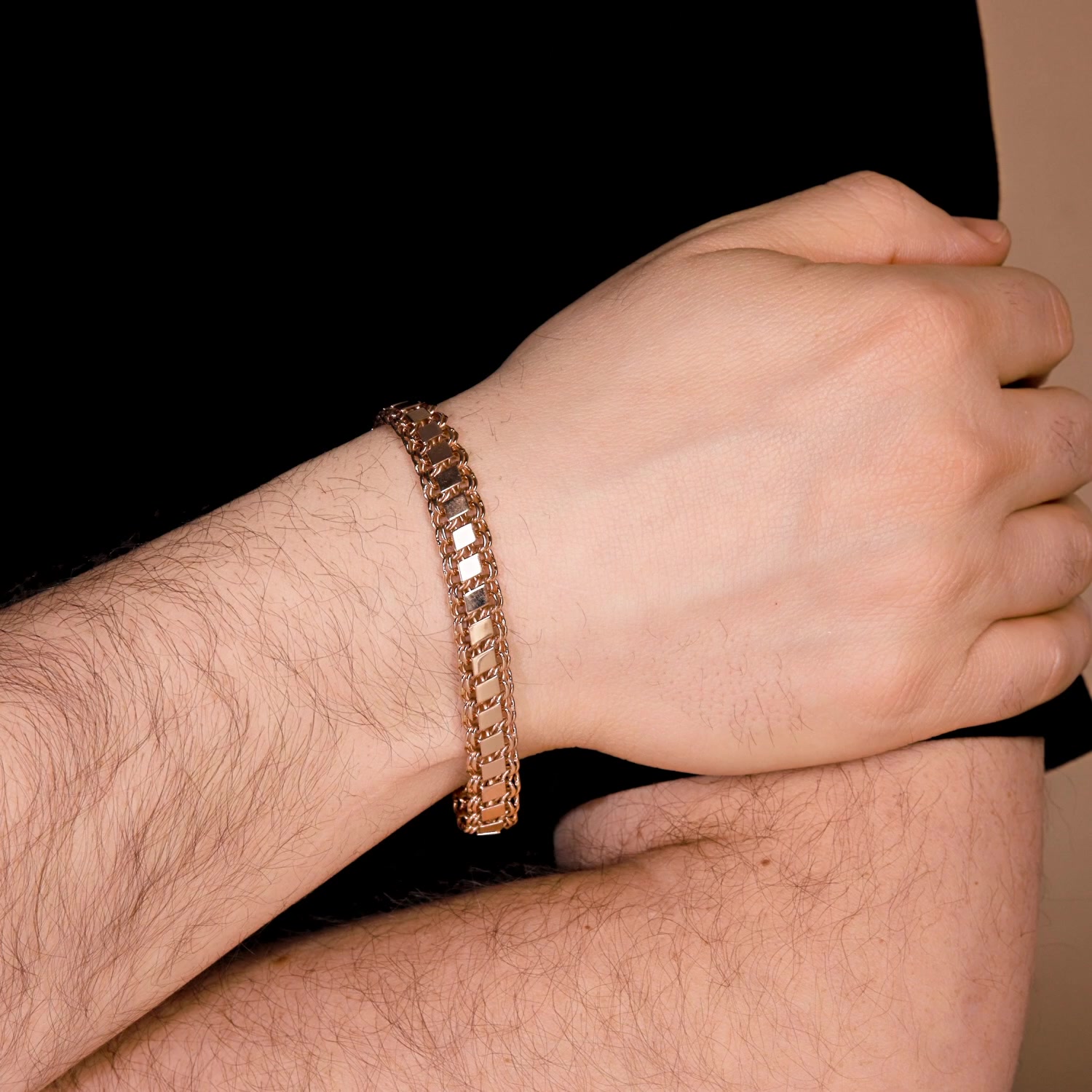 Золотой браслет полновесный