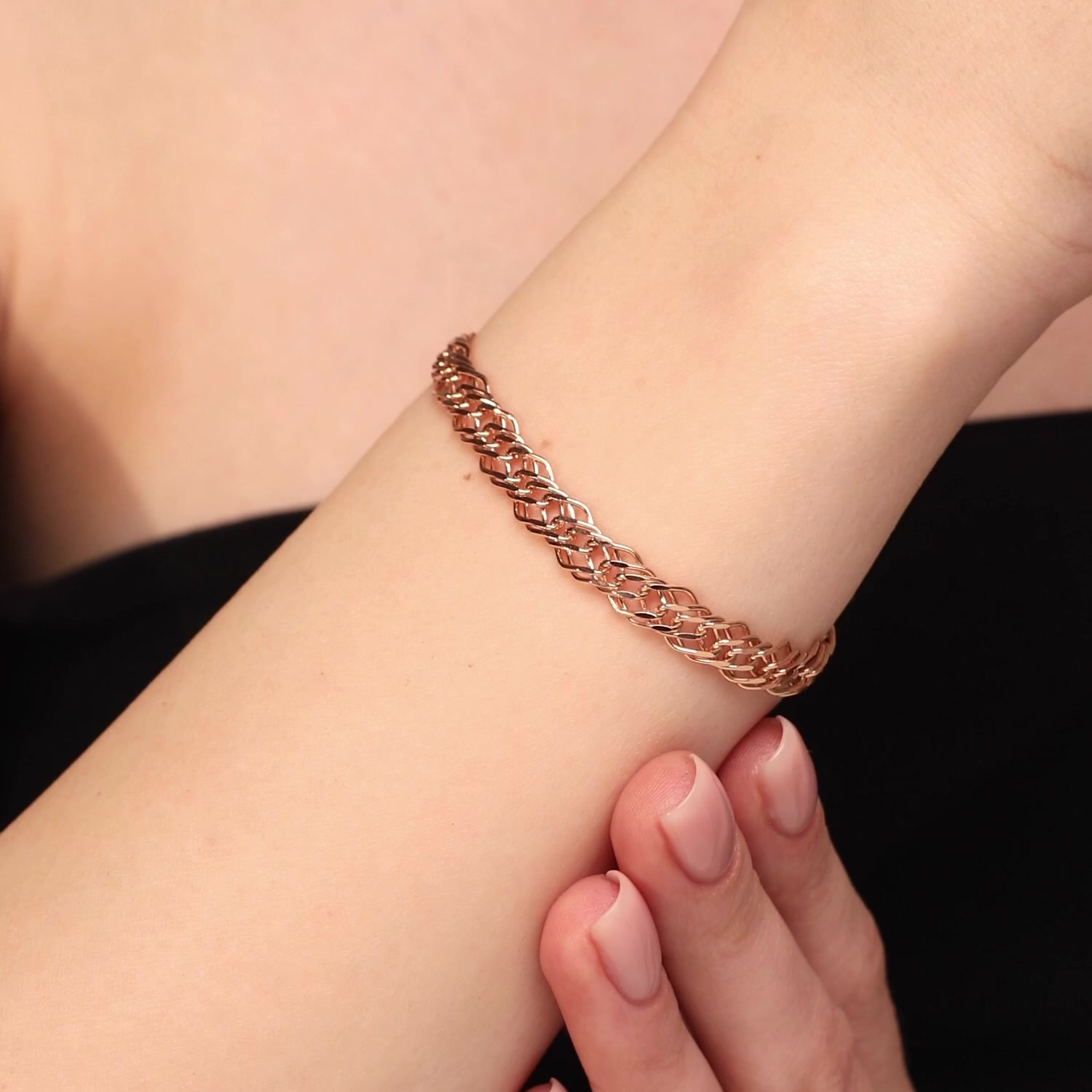 Золотой браслет полновесный