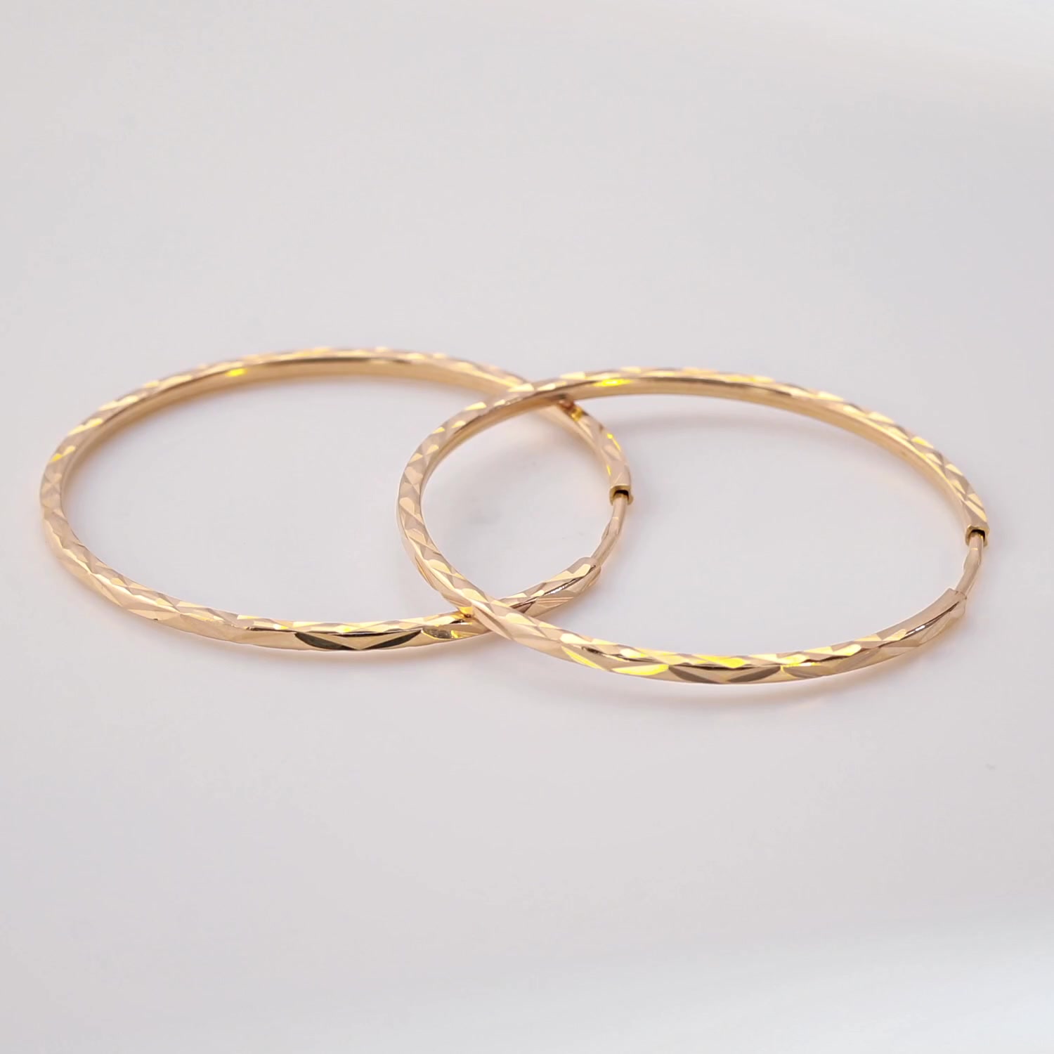 Золотые серьги-конго