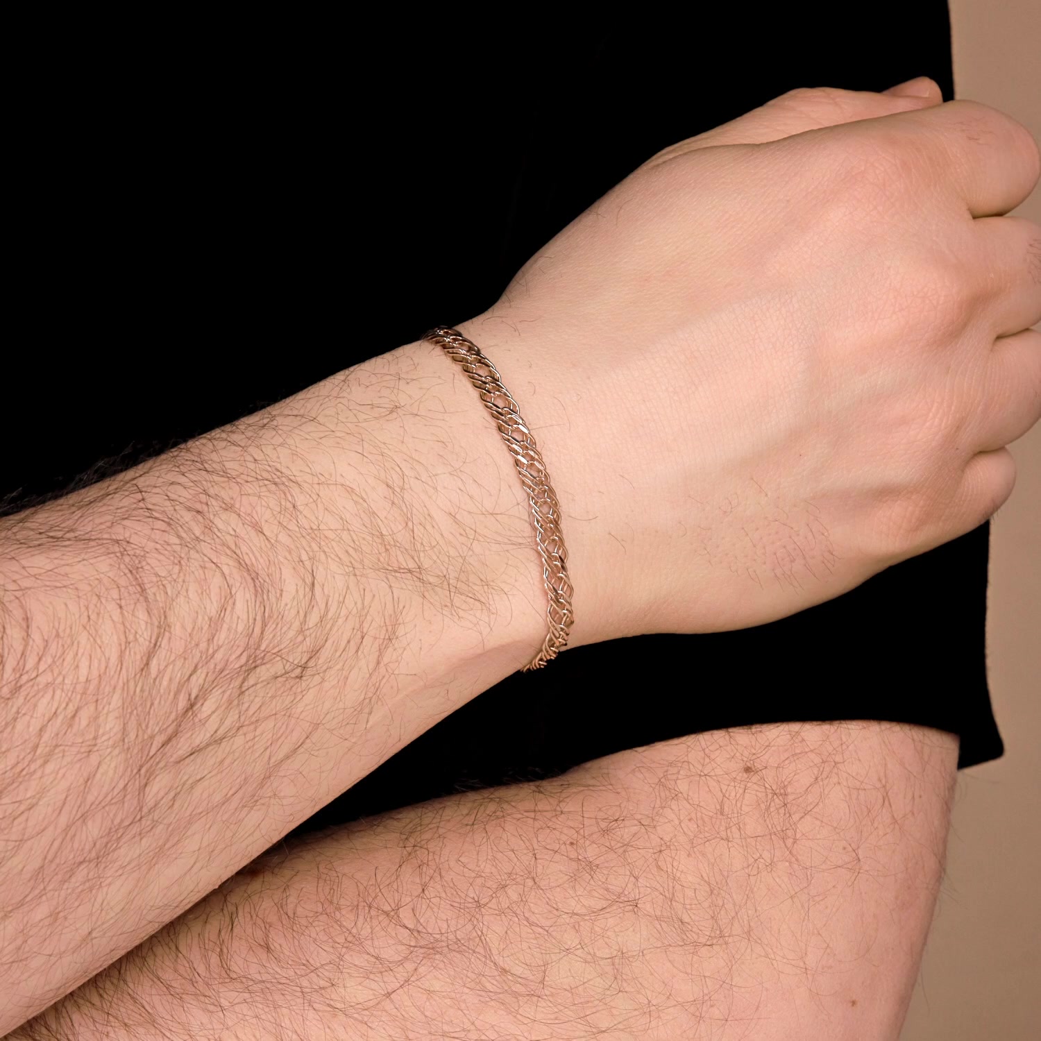 Золотой браслет полновесный