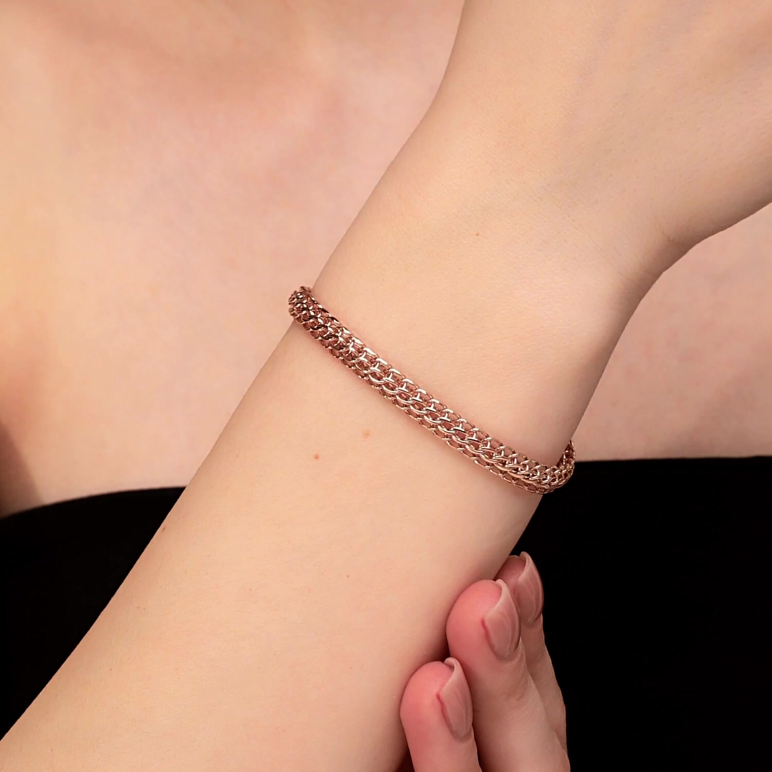 Золотой браслет полновесный