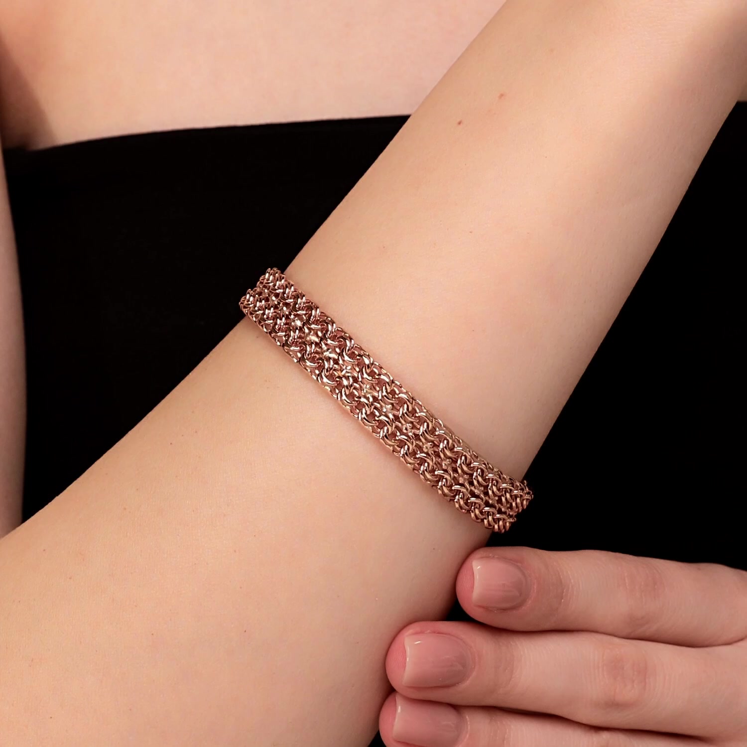 Золотой браслет полновесный