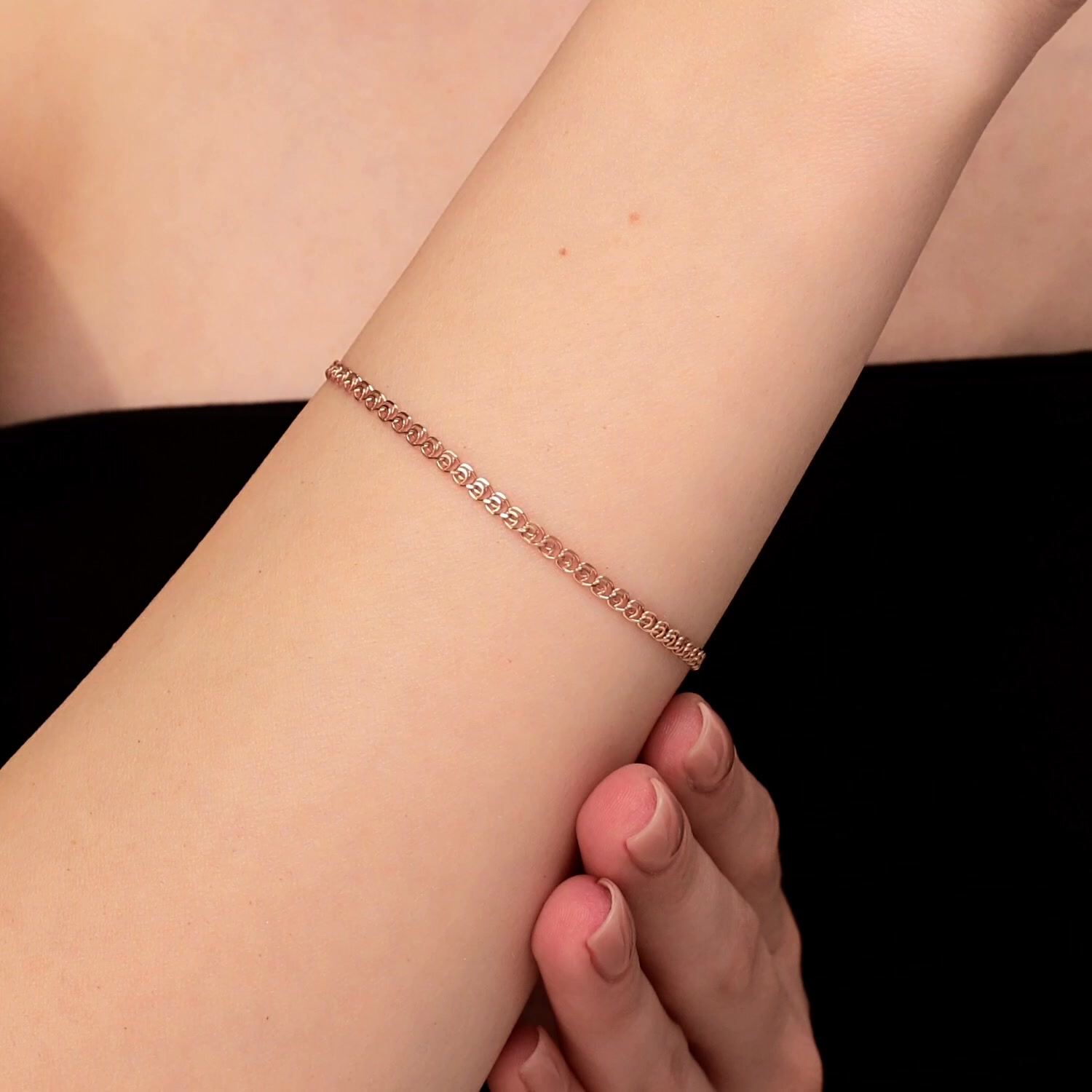 Золотой браслет полновесный