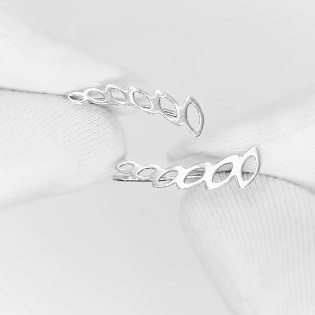 Серебряные серьги