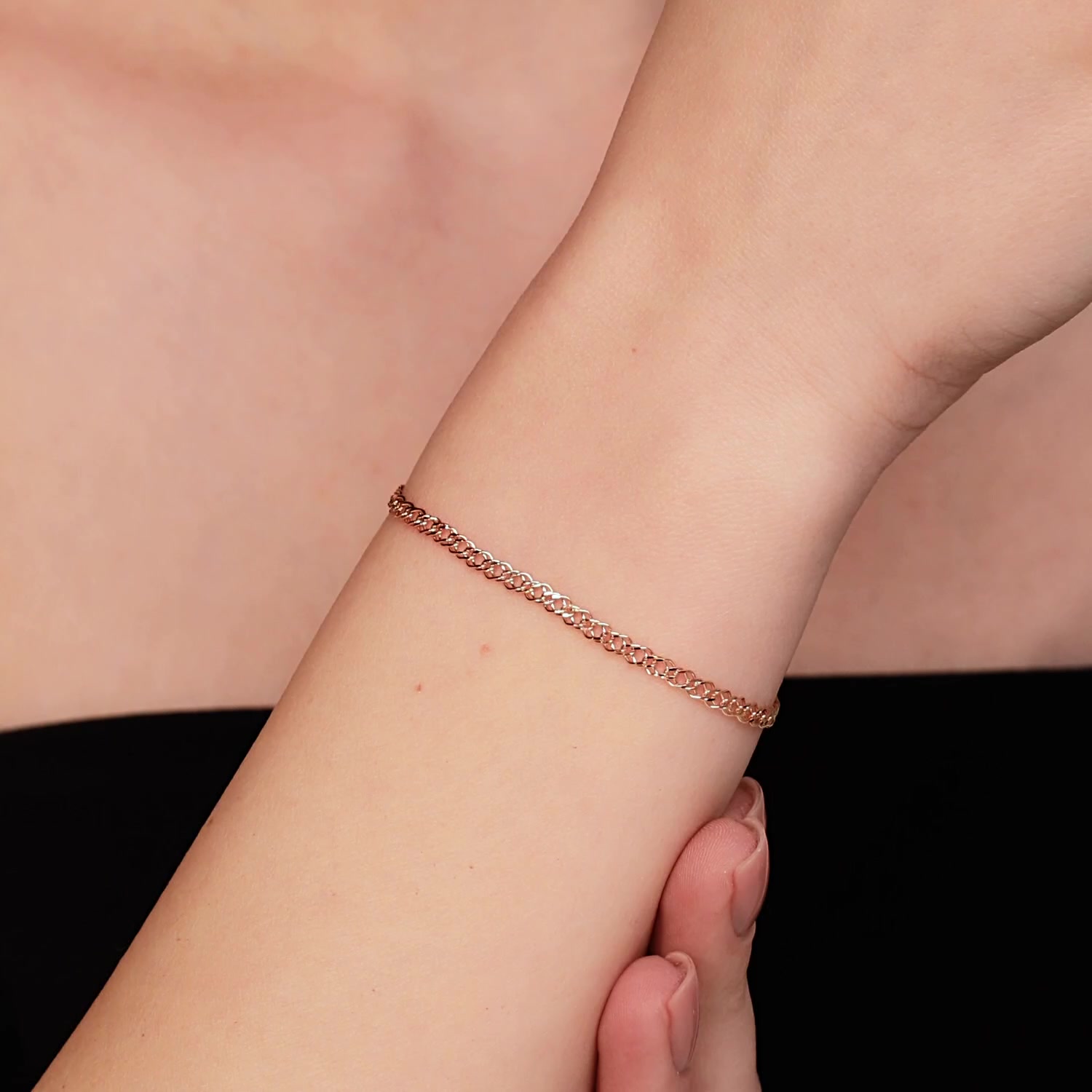 Золотой браслет полновесный