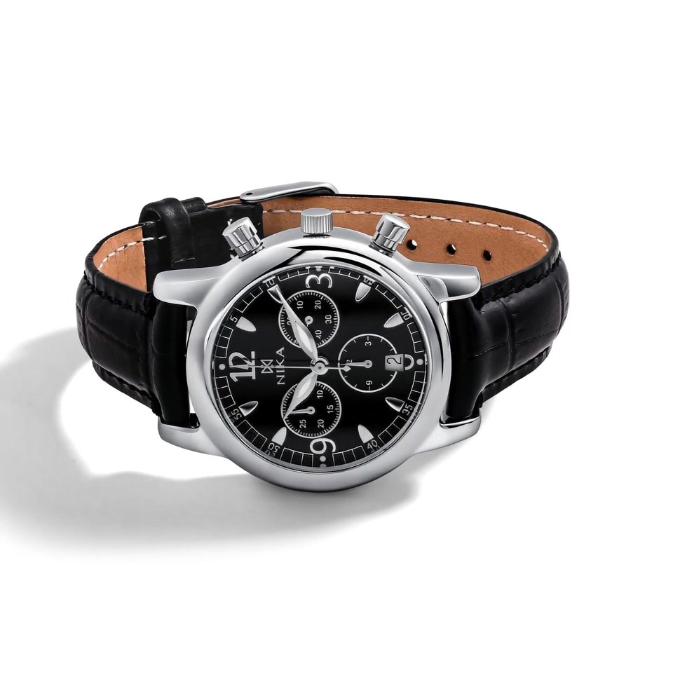 Серебряные мужские наручные часы НИКА Ego 1806.0.9.54H.6