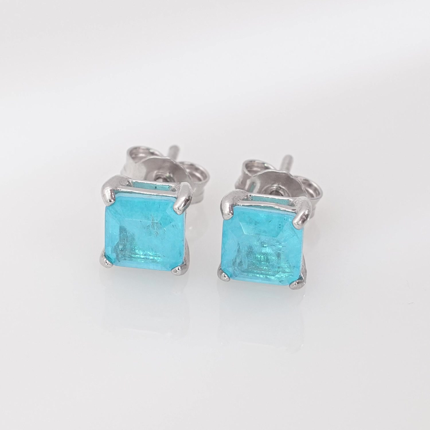 Серебряные серьги с горным хрусталем