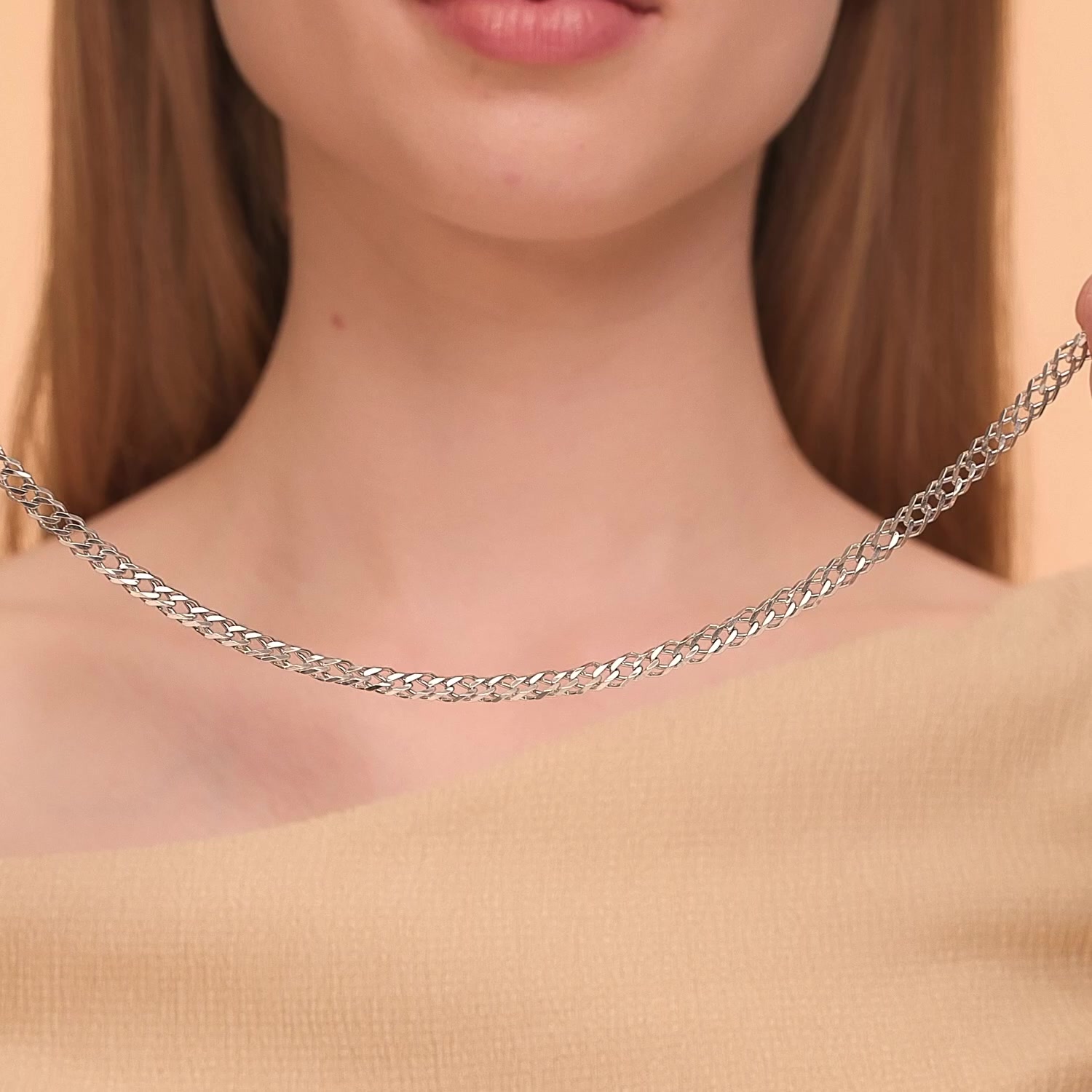 Серебряная цепь полновесная