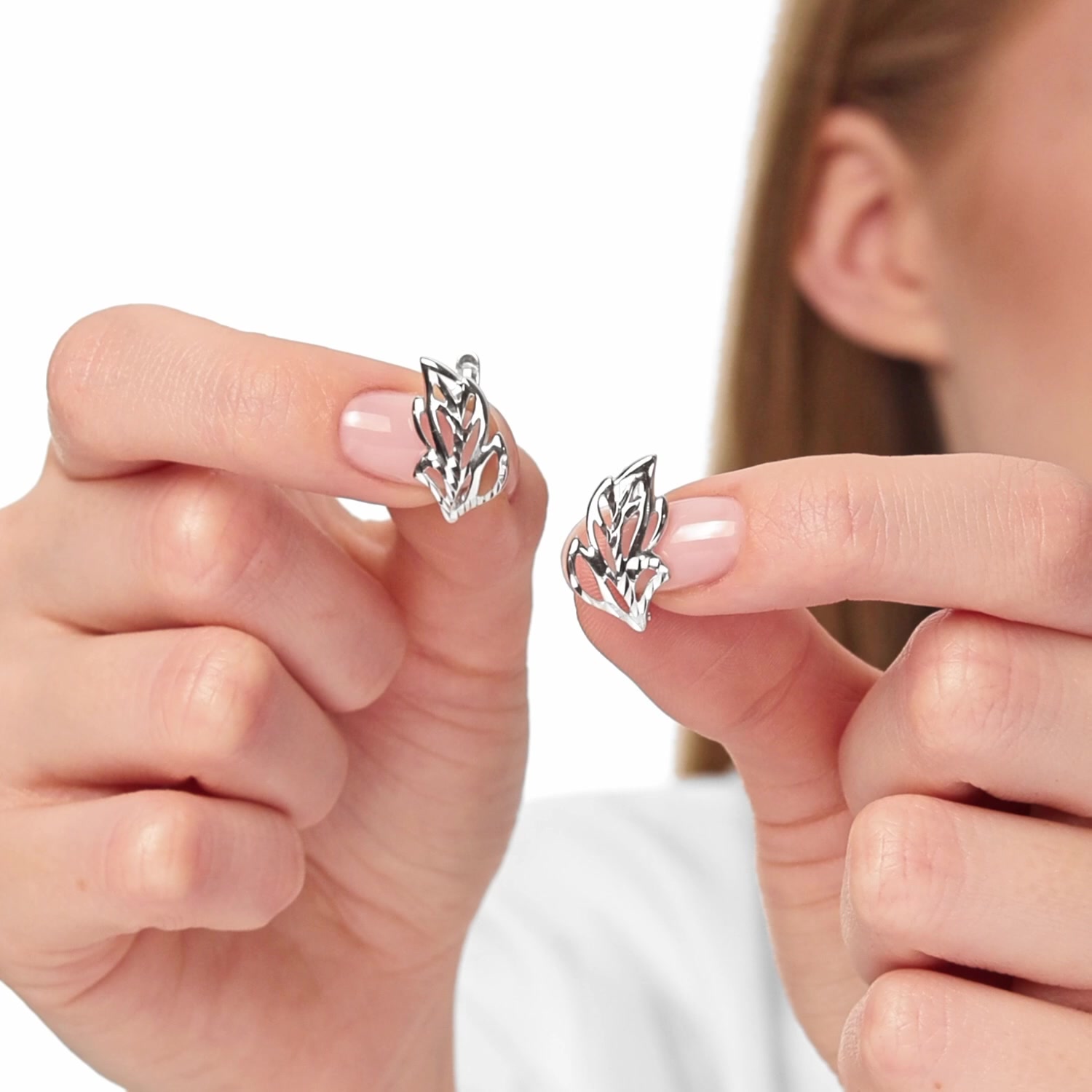 Серебряные серьги