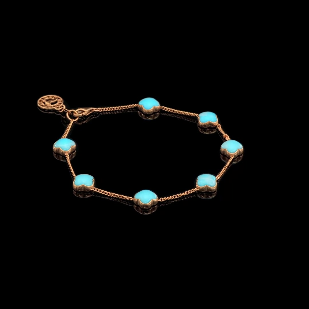 Золотой браслет с ларимаром