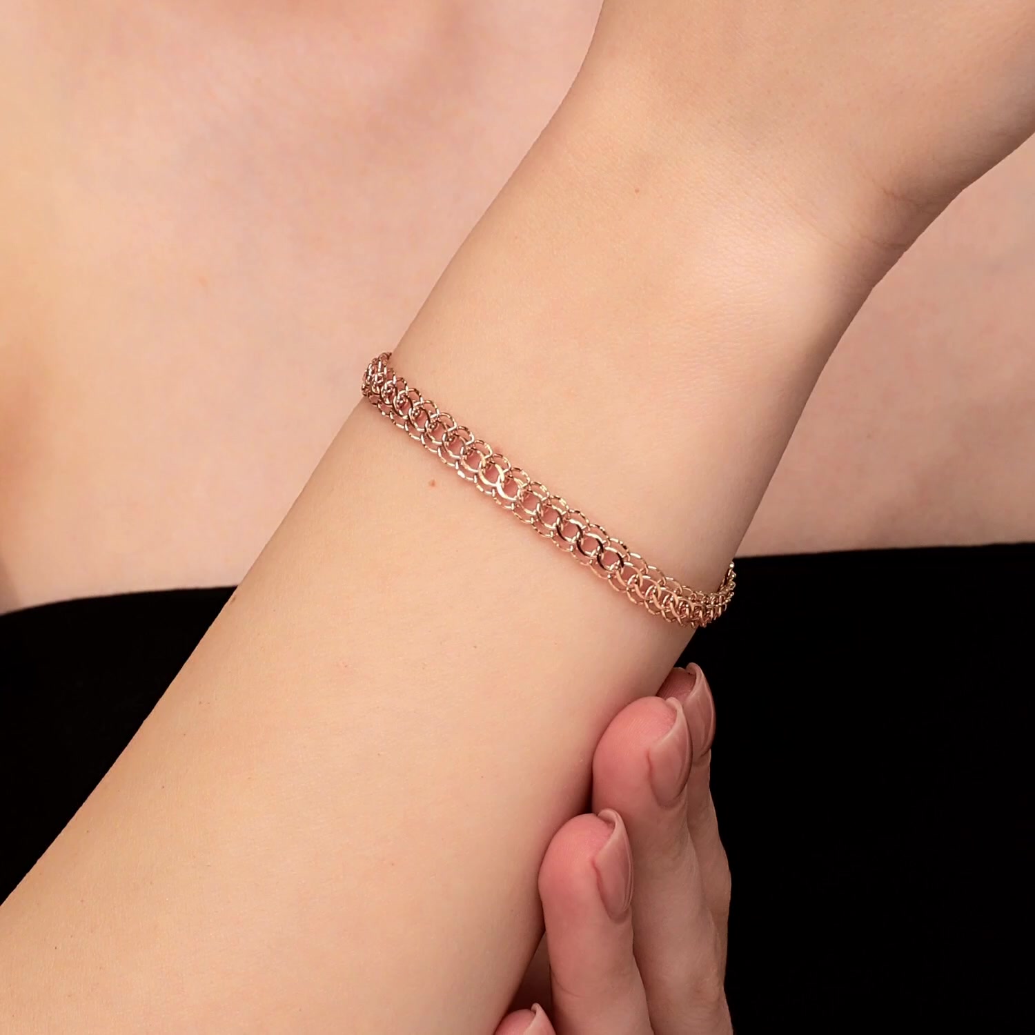 Золотой браслет полновесный