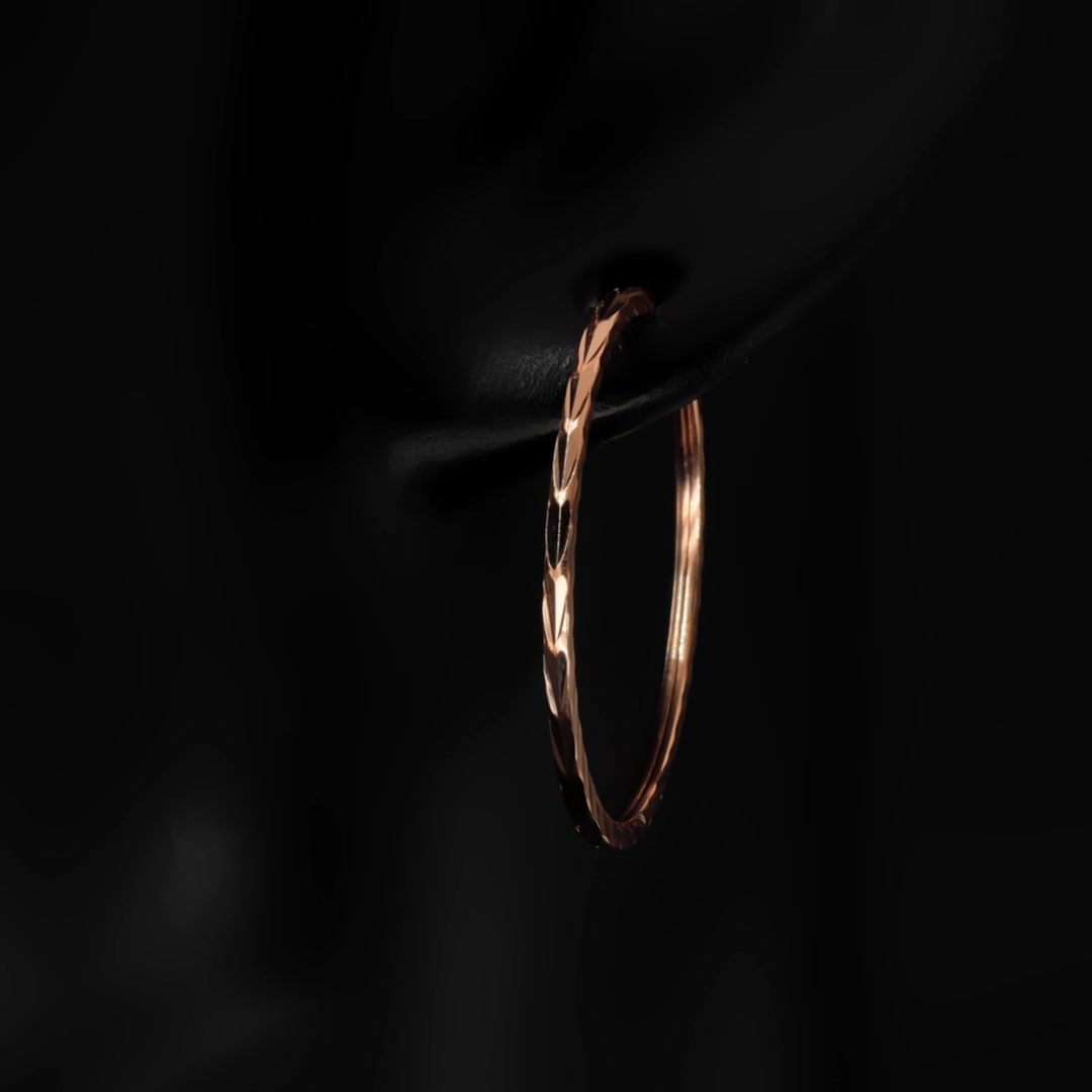 Золотые серьги-конго