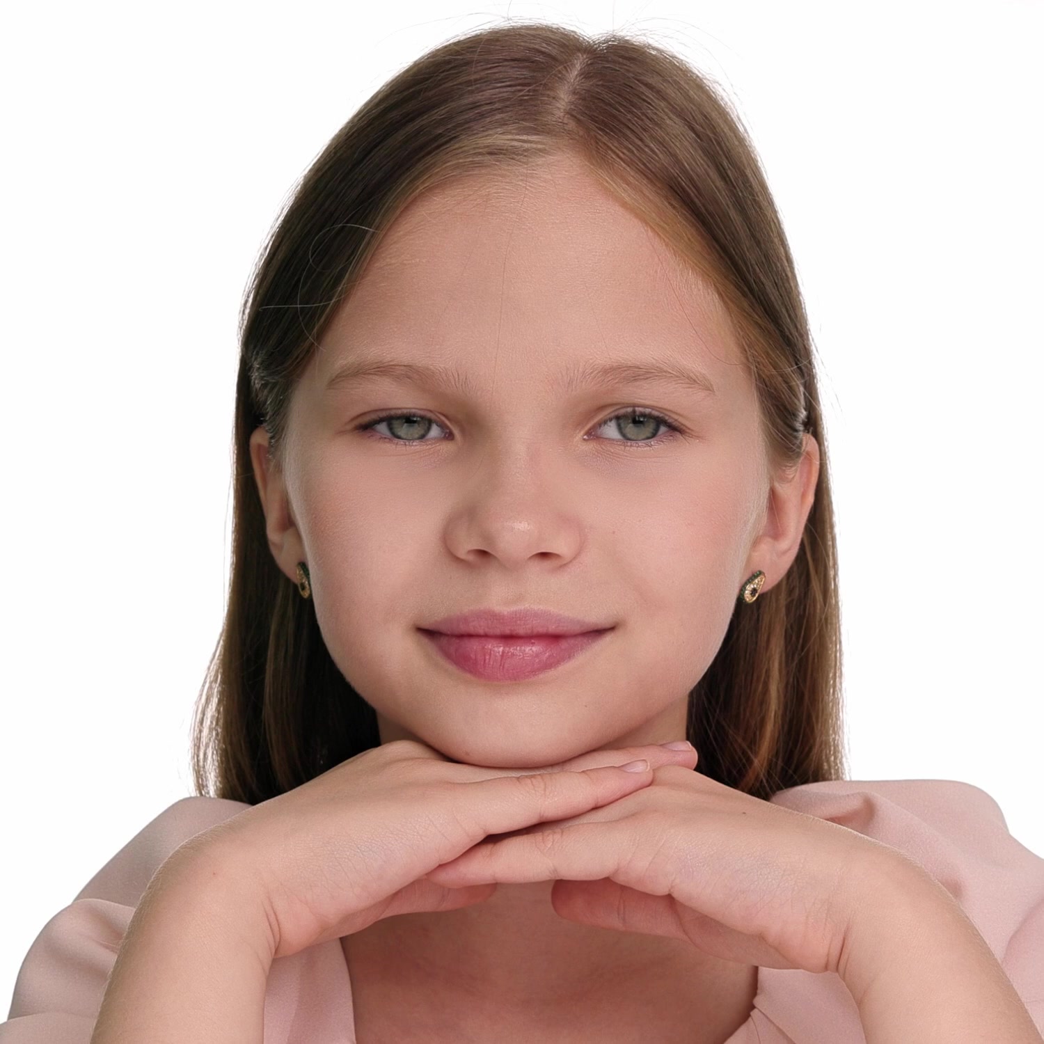Серебряные серьги с фианитами