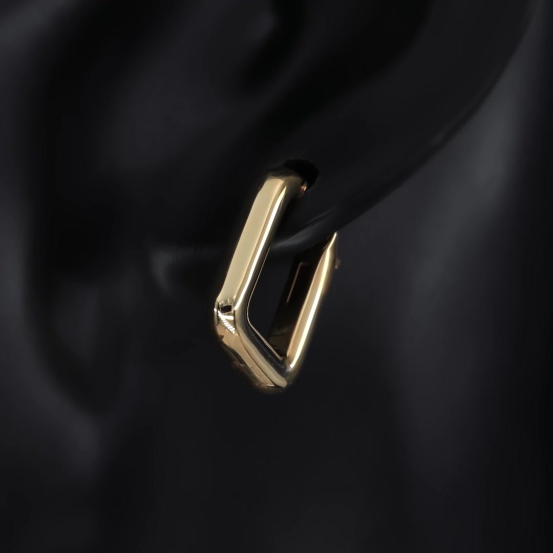 Золотые серьги