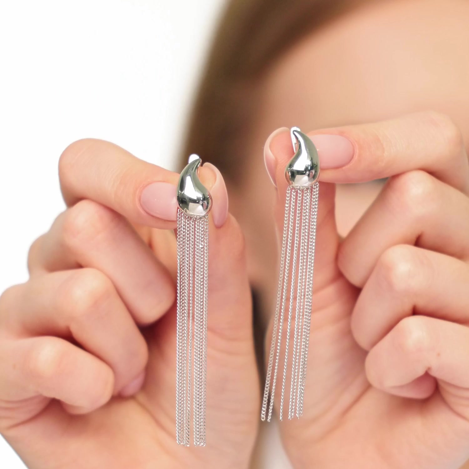 Серебряные серьги