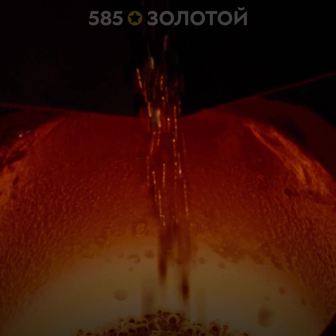 Золотой браслет облегченный