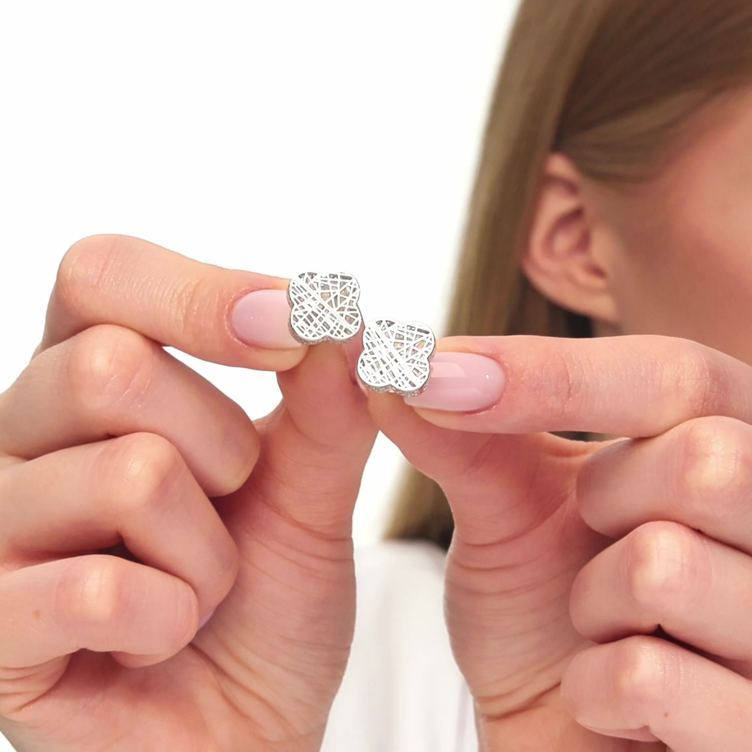 Серебряные серьги