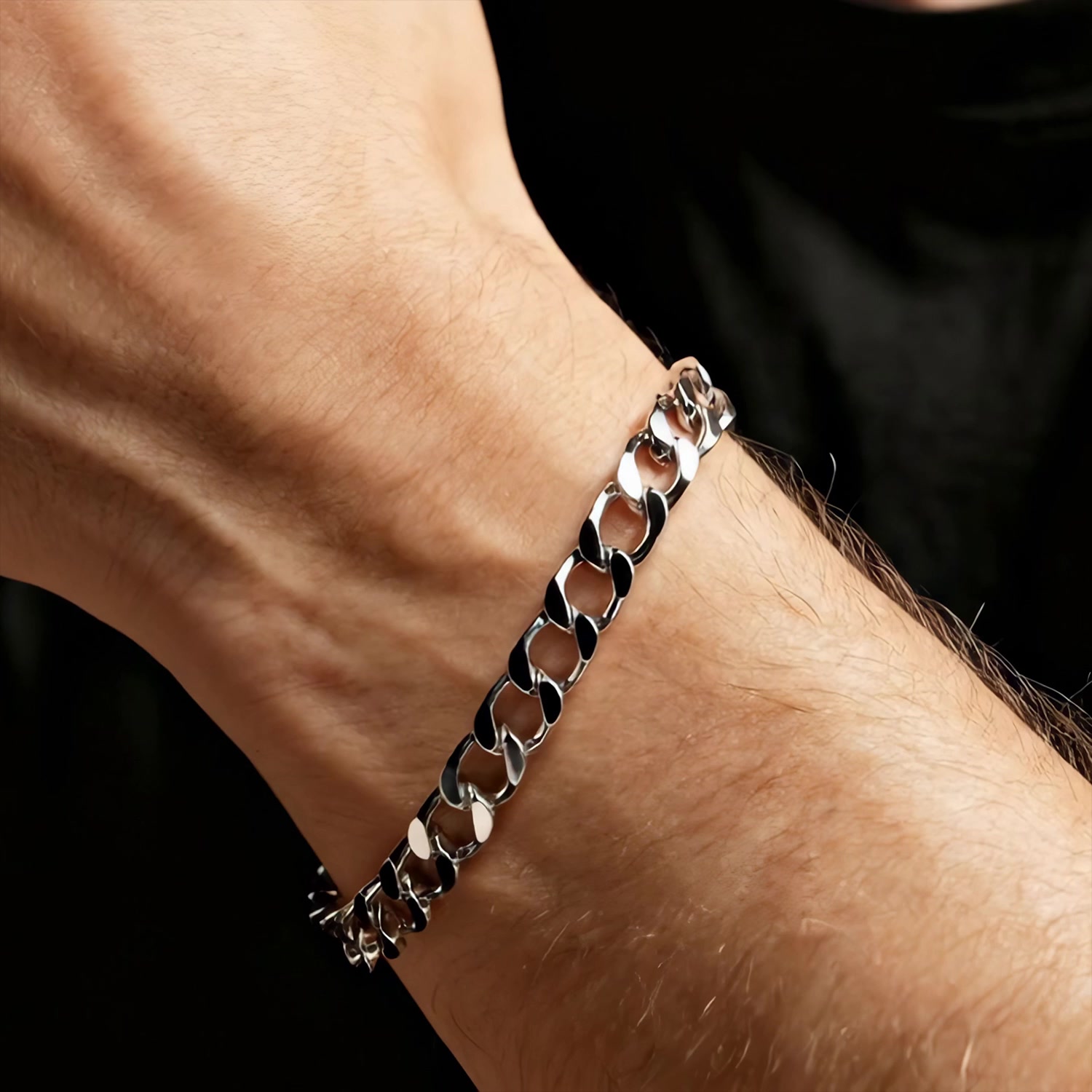 Серебряный браслет полновесный