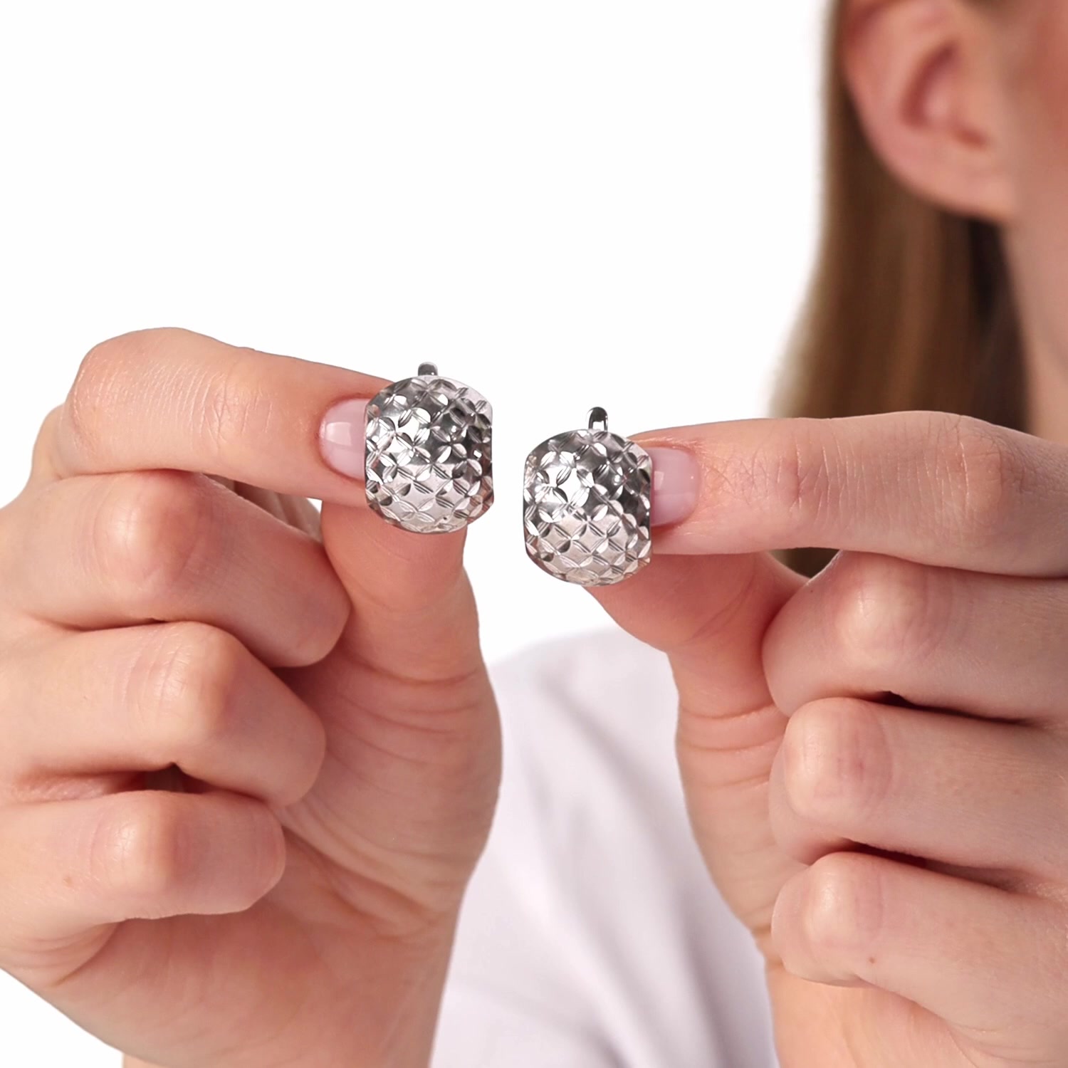 Серебряные серьги