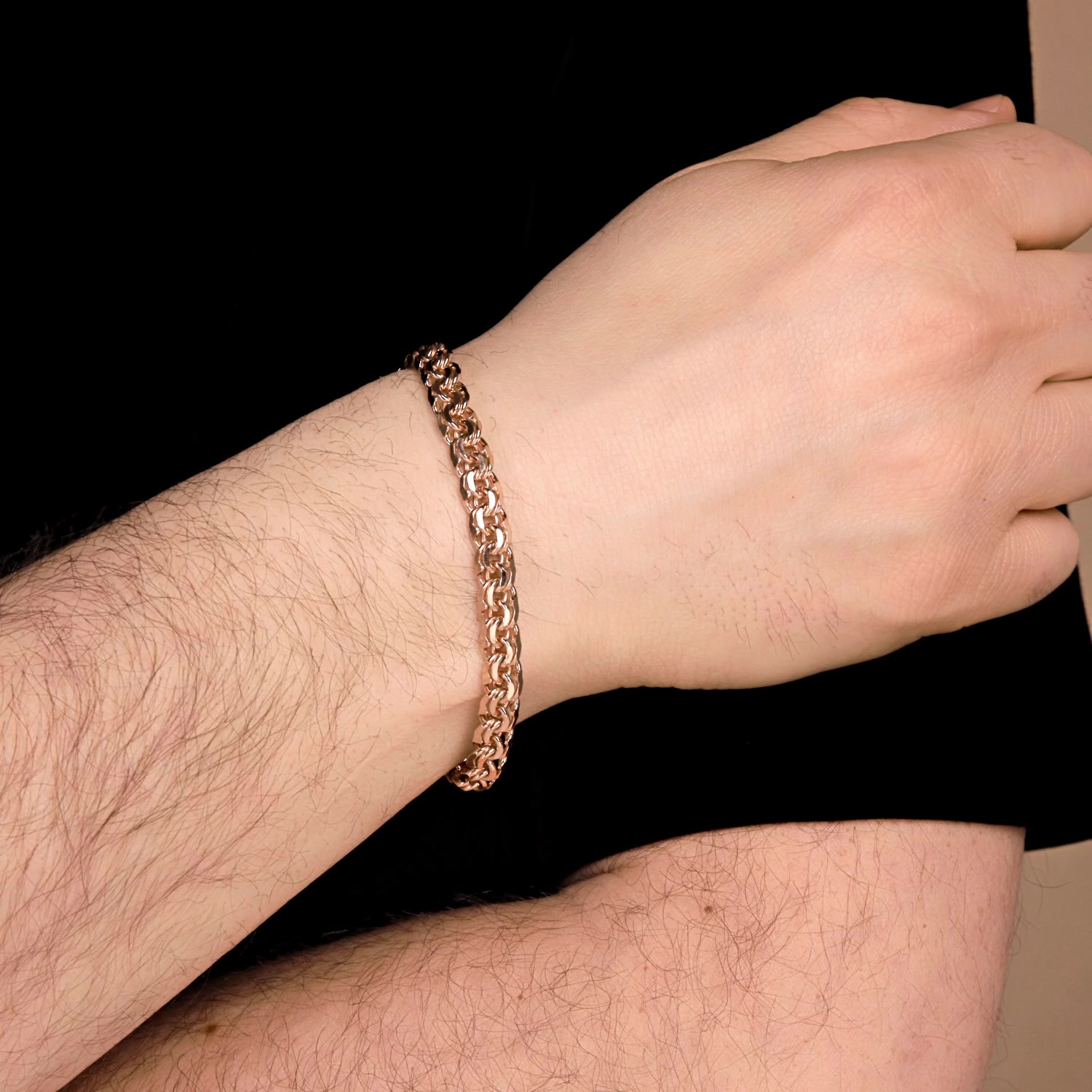 Золотой браслет полновесный